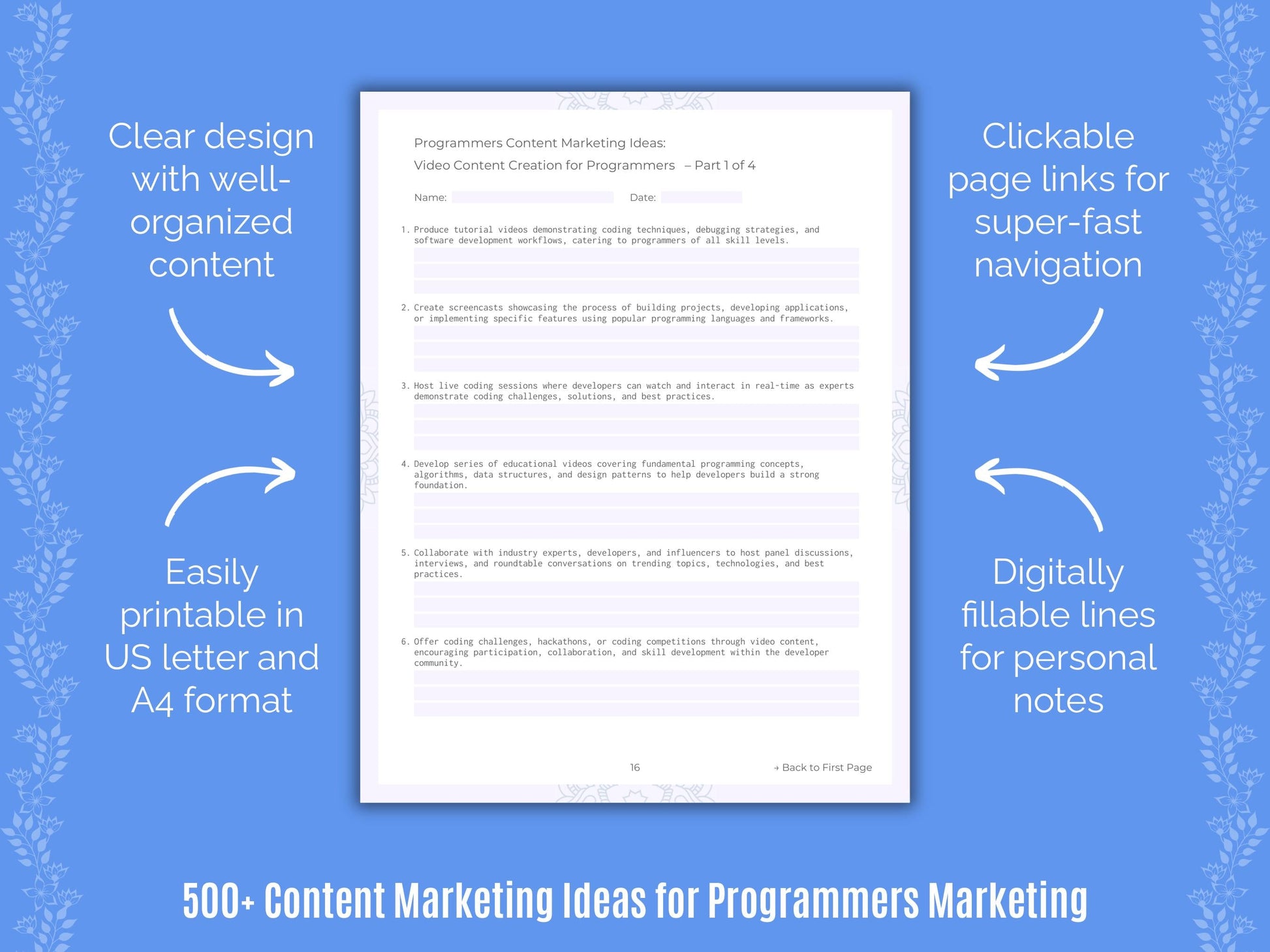 Programmers Marketing Templates