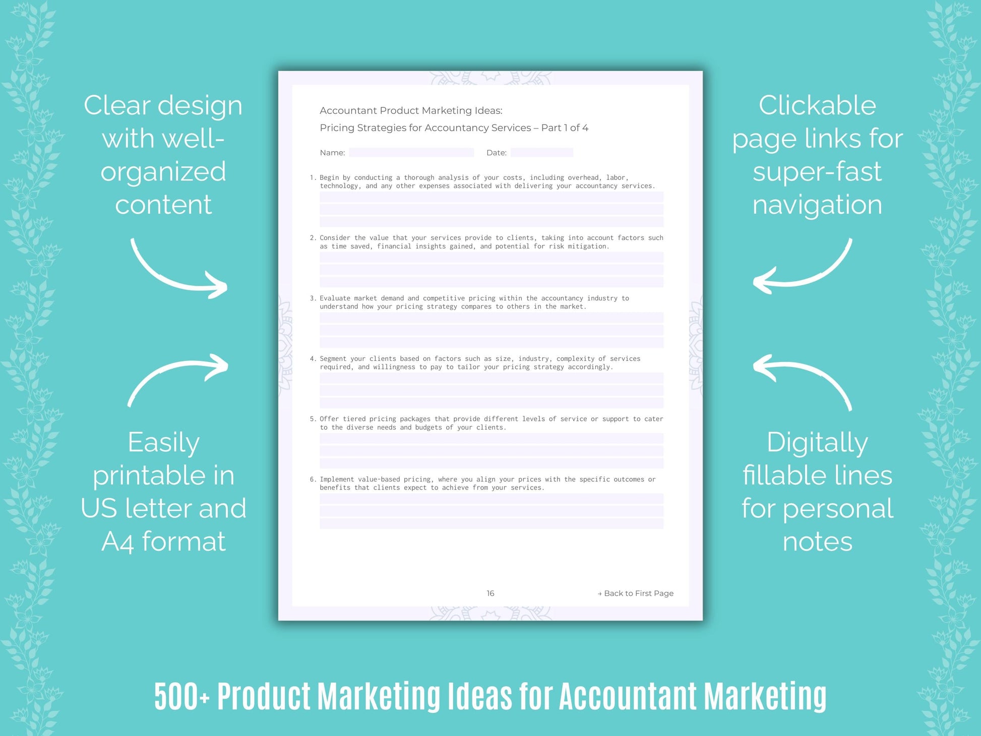 Accountant Marketing Templates