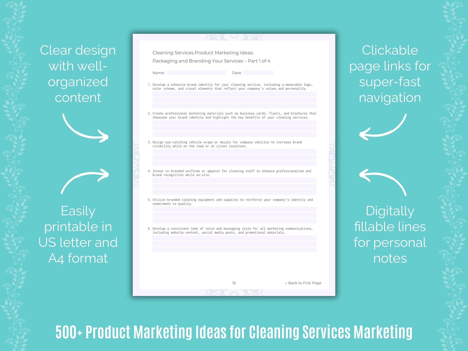 Cleaning Services Marketing Templates