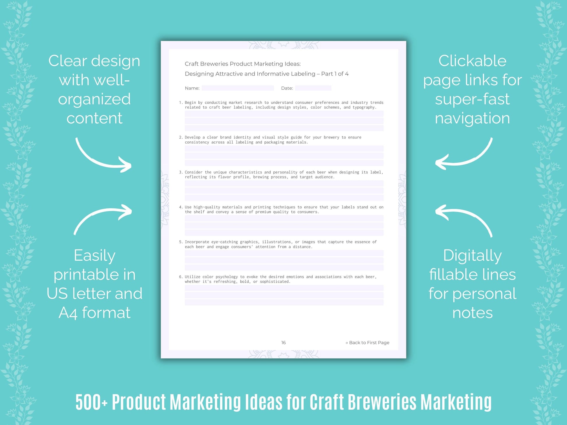 Craft Breweries Marketing Templates