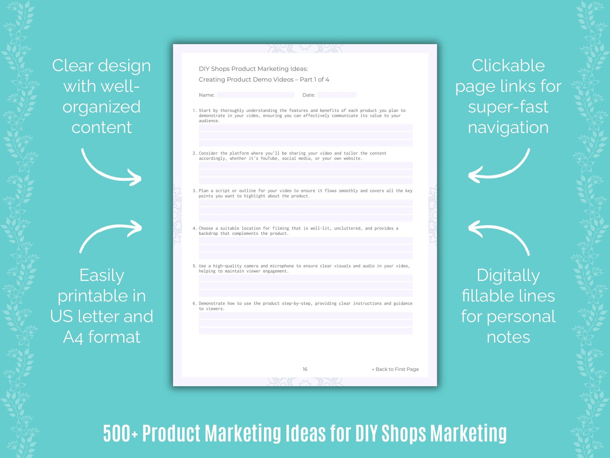 DIY Shops Marketing Templates