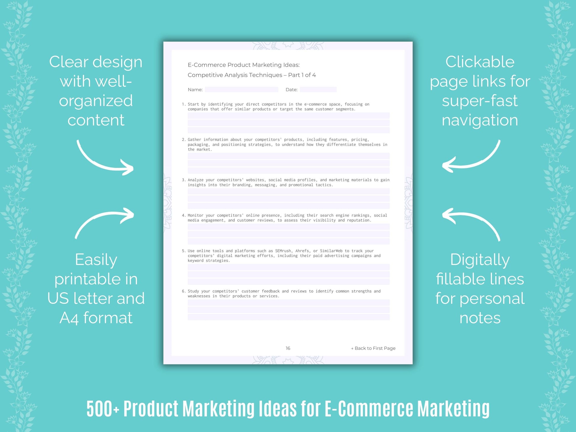 E-Commerce Marketing Templates