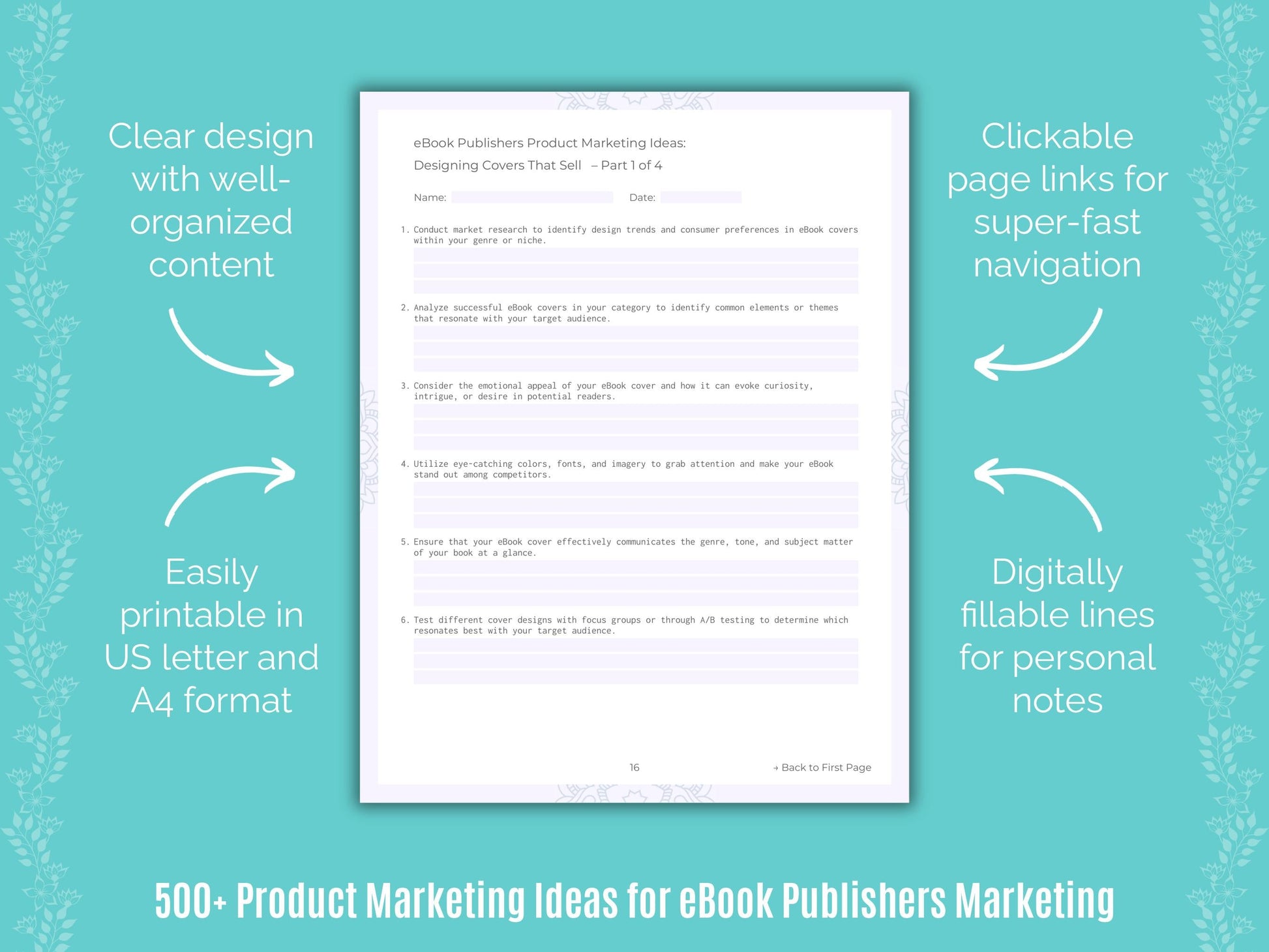 eBook Publishers Marketing Templates