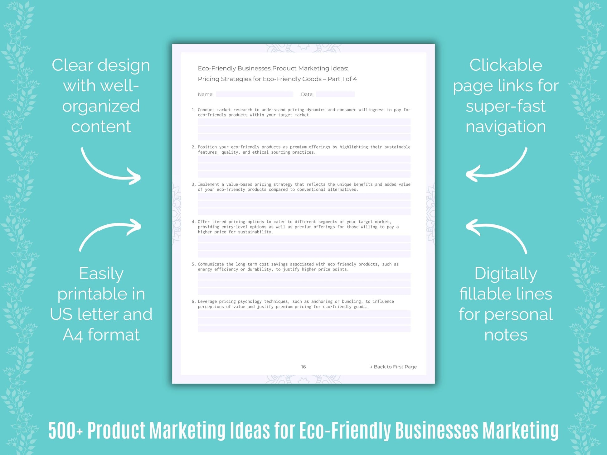 Eco-Friendly Businesses Marketing Templates