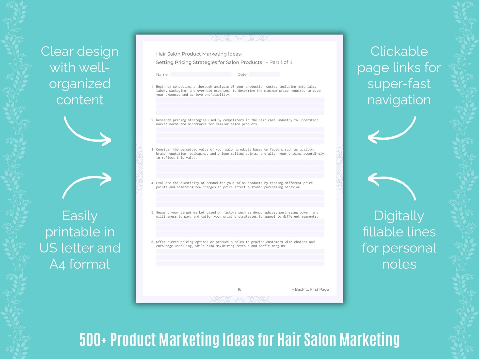 Hair Salon Marketing Templates