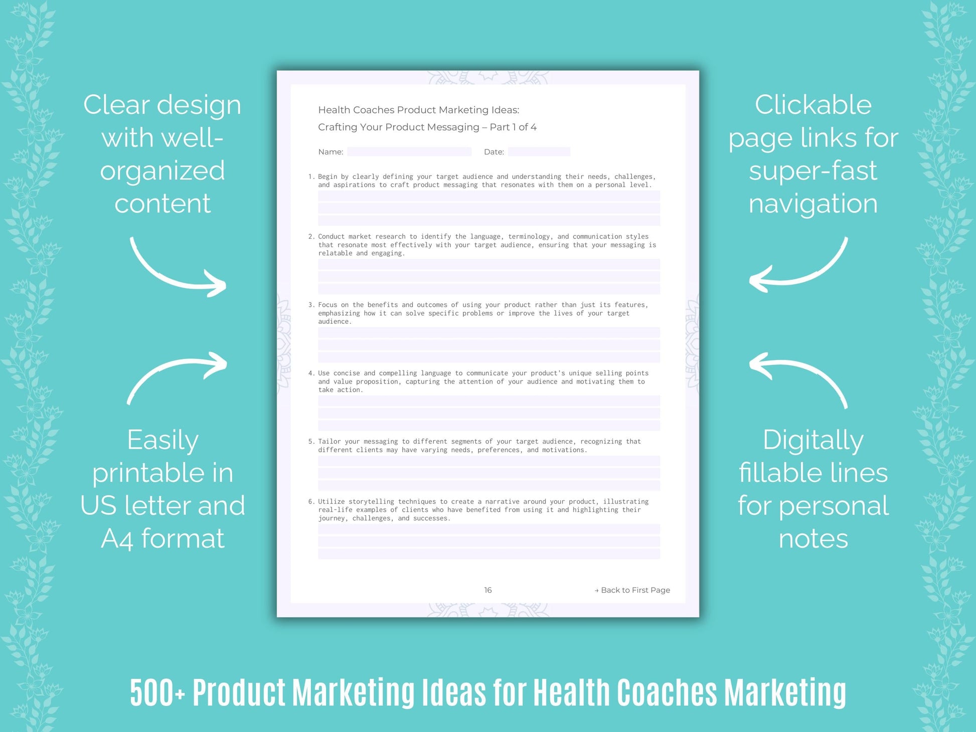 Health Coaches Marketing Templates