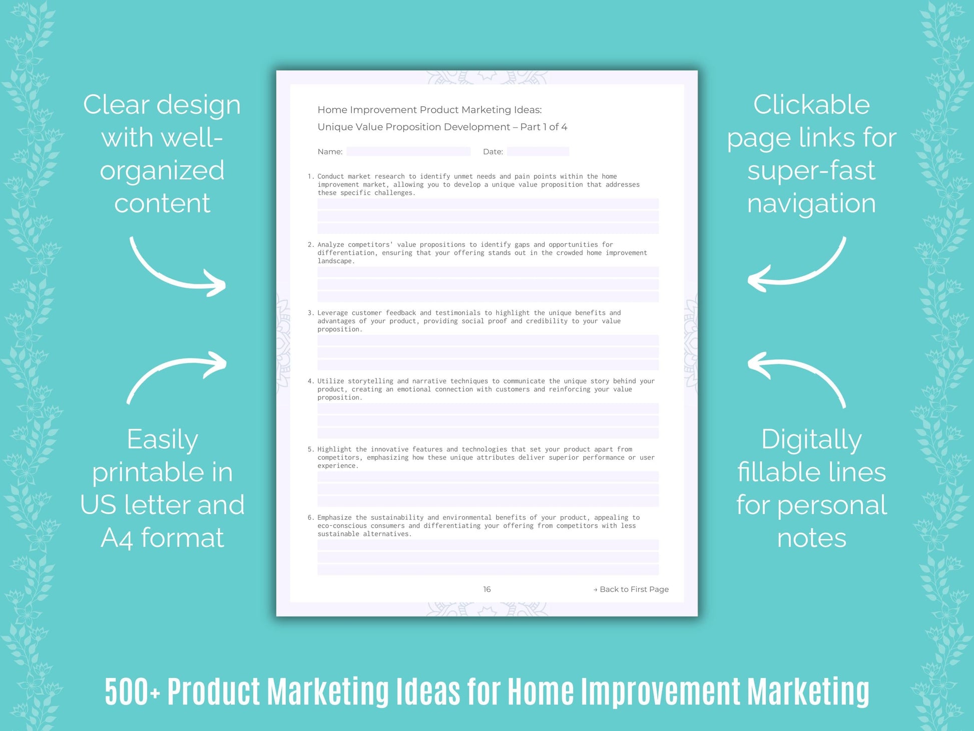 Home Improvement Marketing Templates