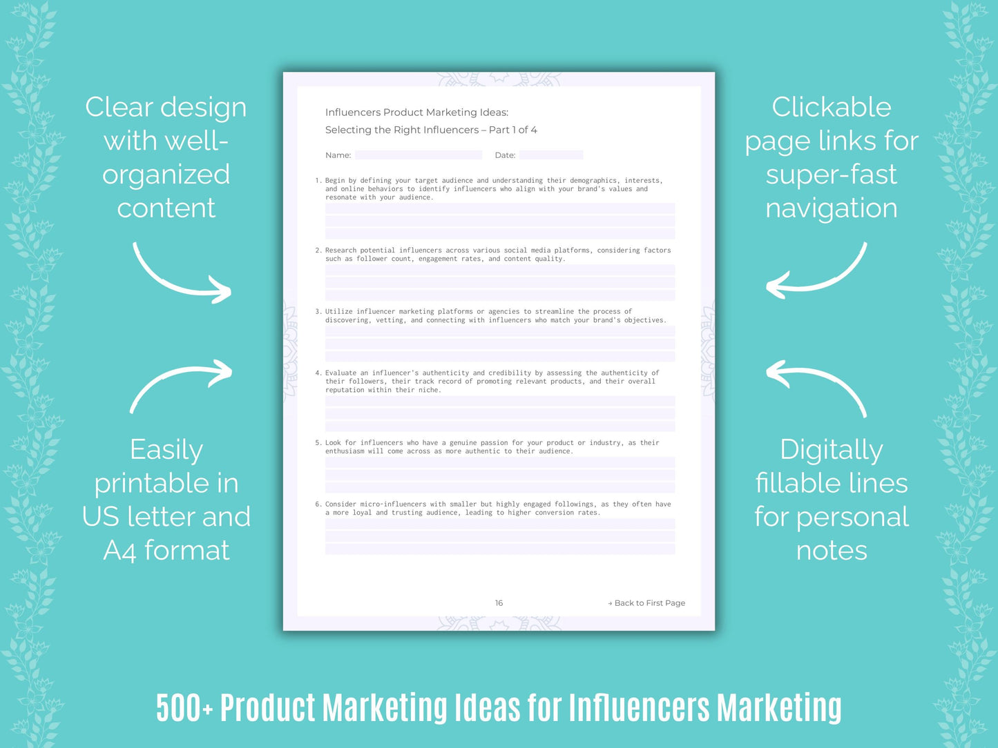 Influencers Marketing Templates