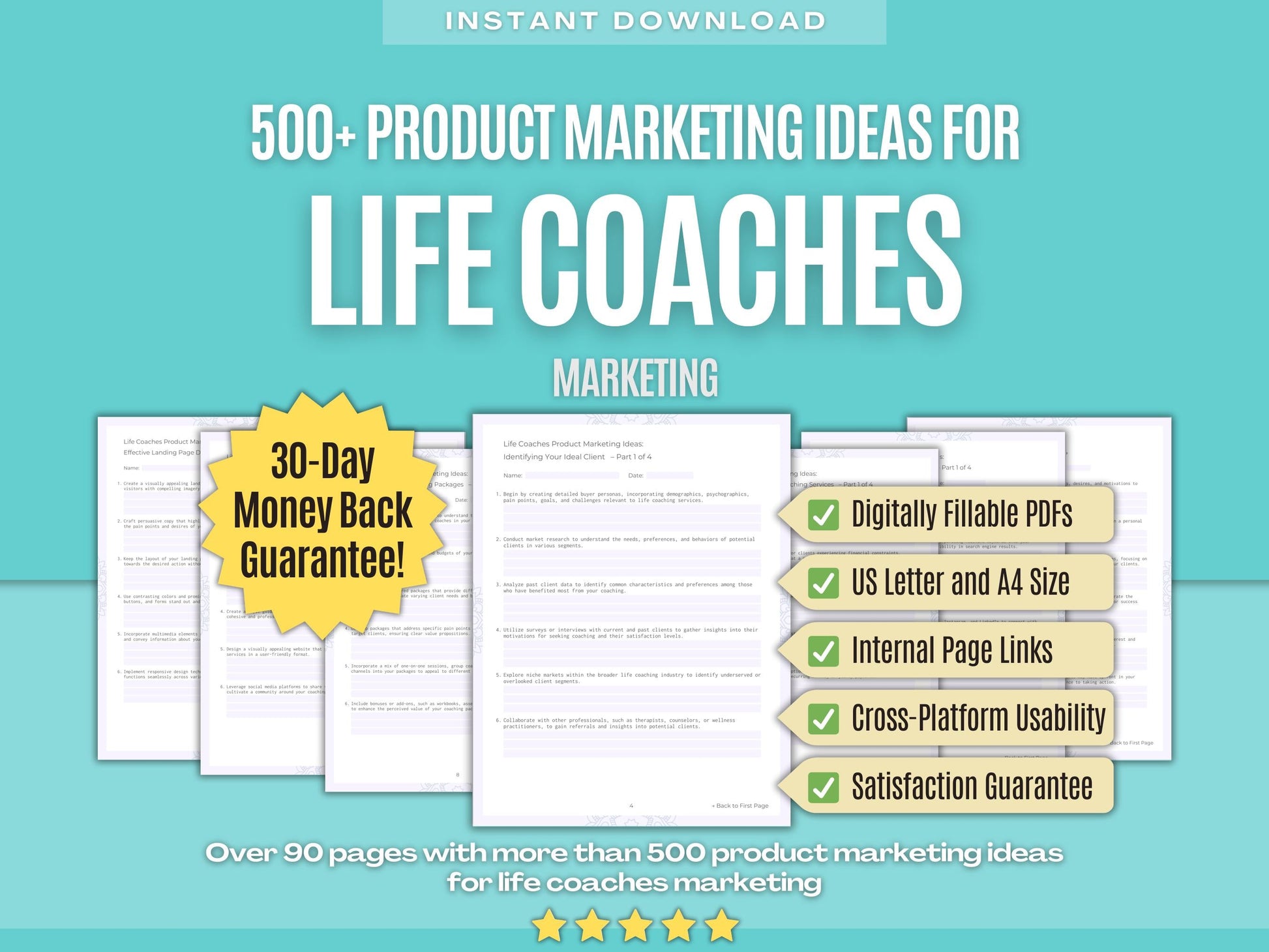 Life Coaches Marketing Workbooks