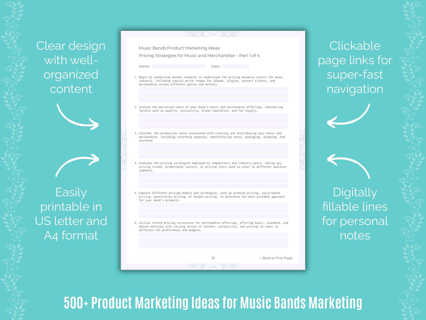 Music Bands Marketing Templates