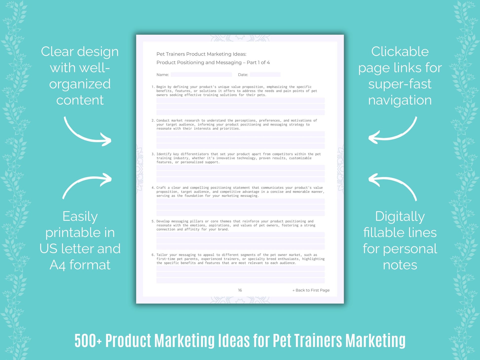 Pet Trainers Marketing Templates