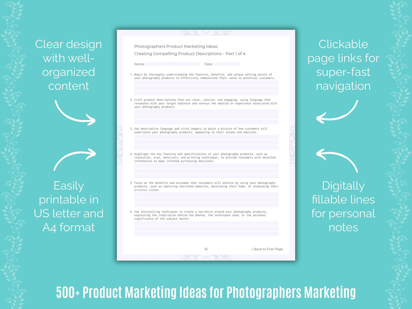 Photographers Marketing Templates