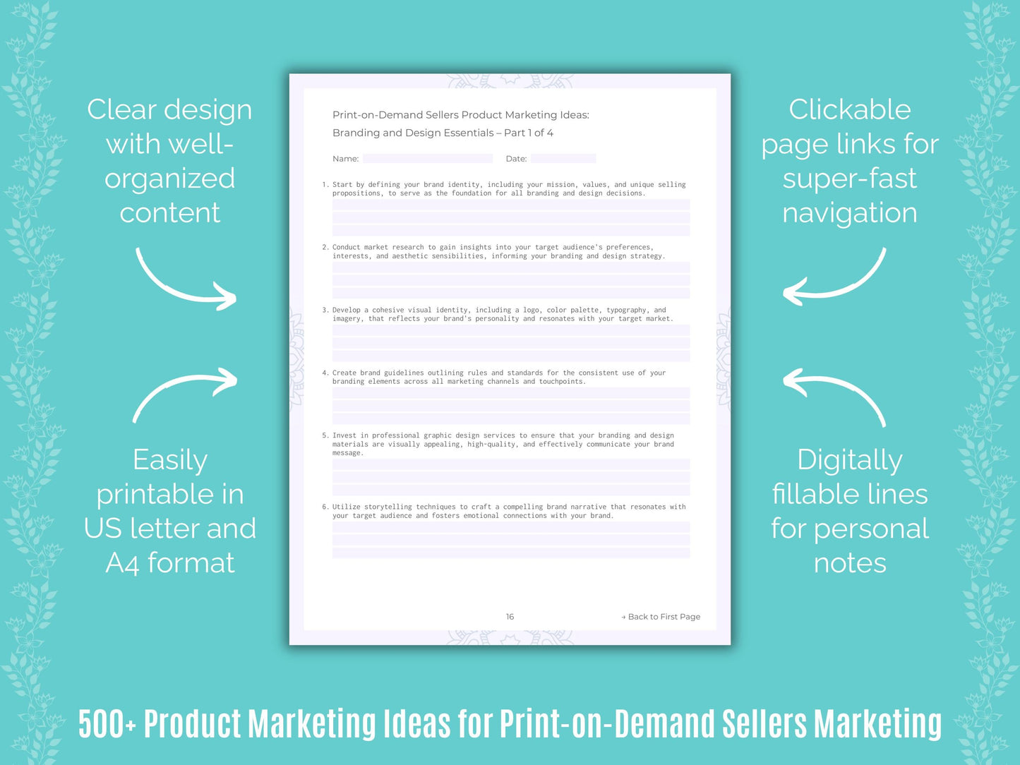 Print-on-Demand Sellers Marketing Templates