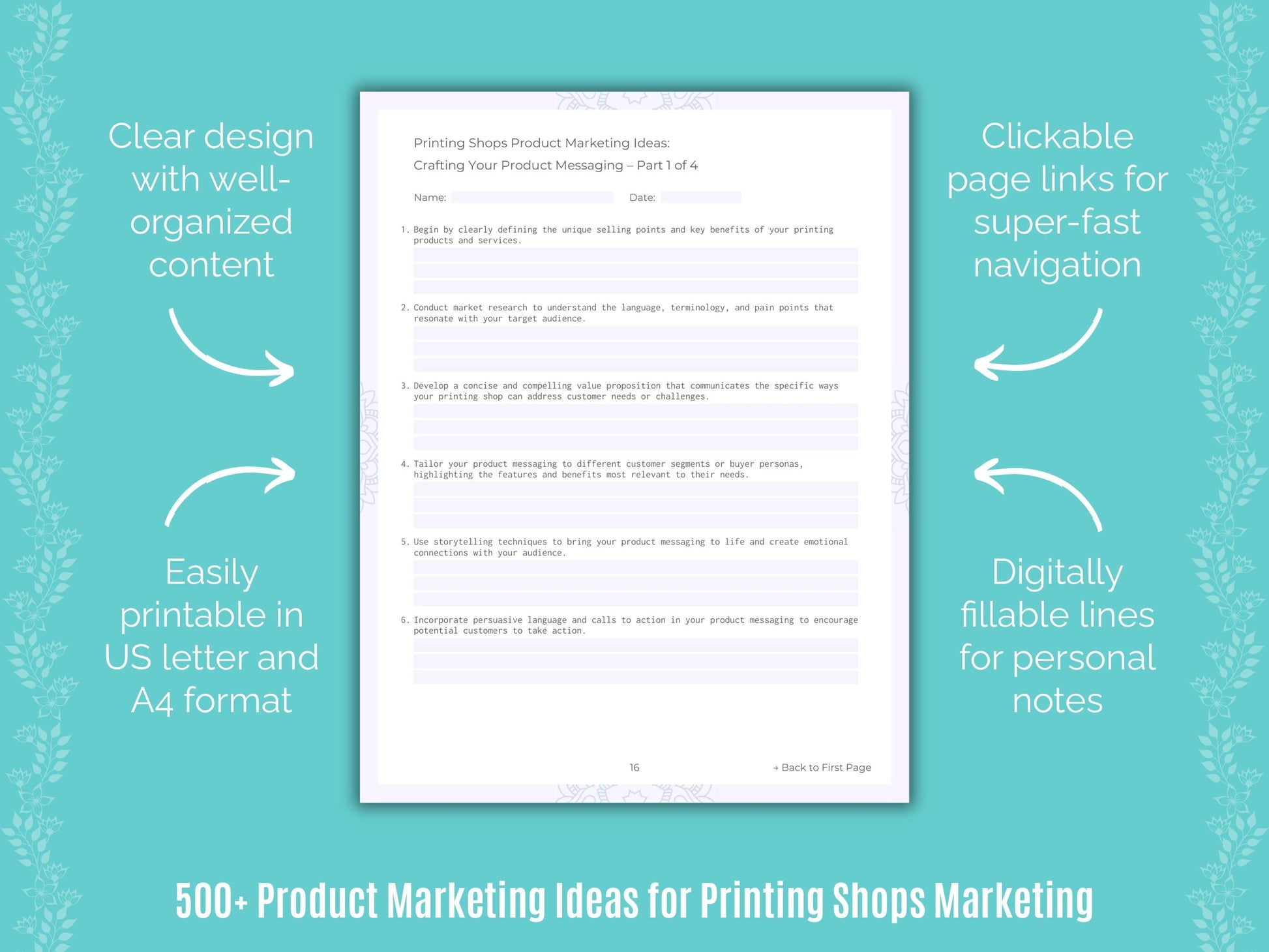 Printing Shops Marketing Templates