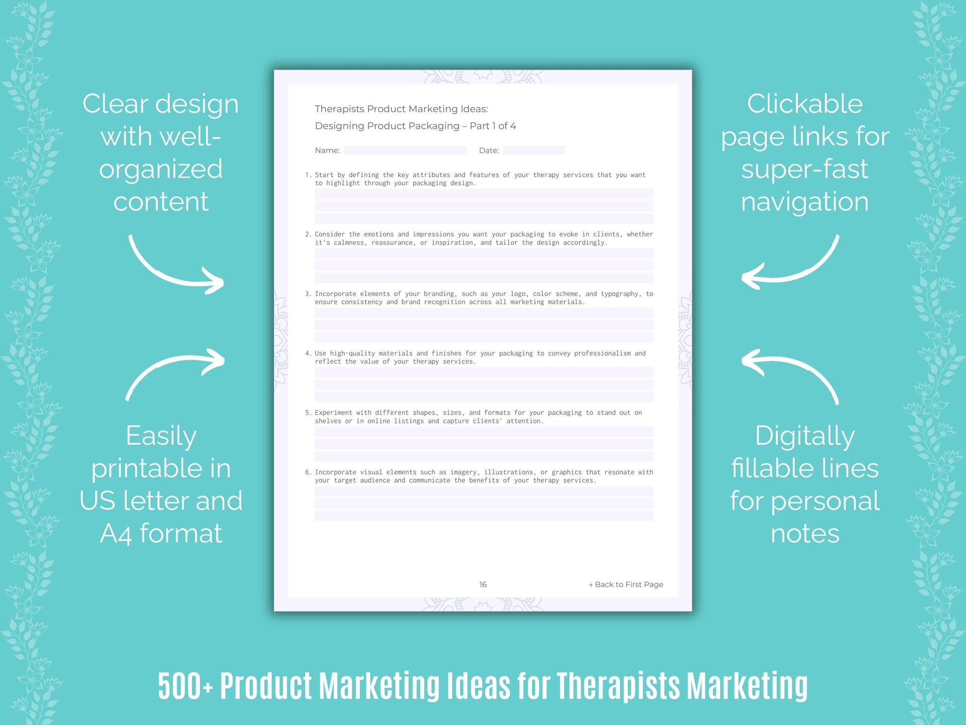 Therapists Marketing Templates