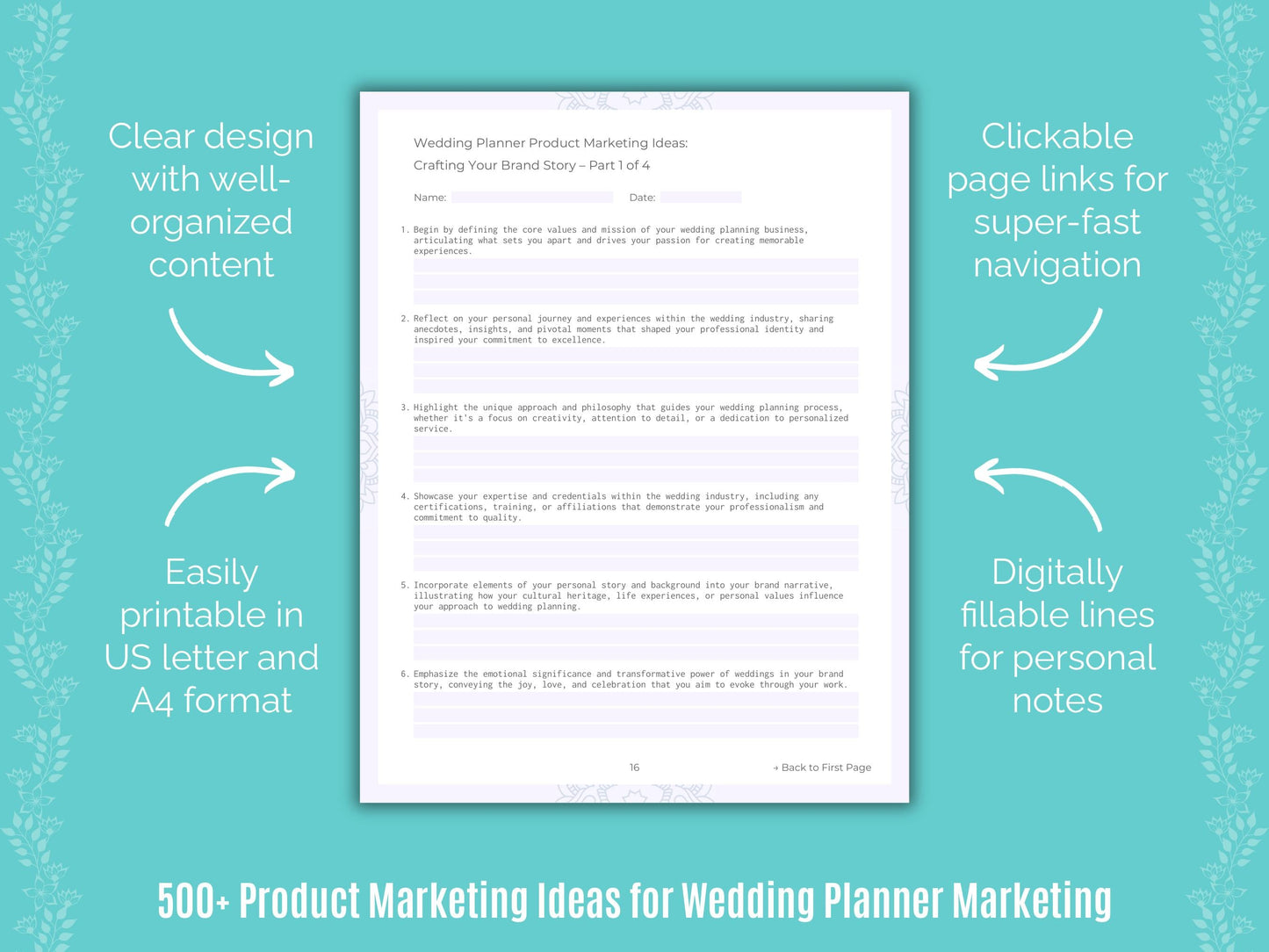 Wedding Planner Marketing Templates