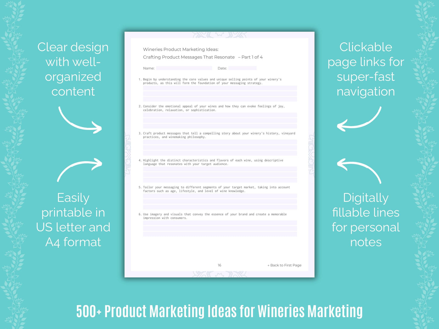 Wineries Marketing Templates