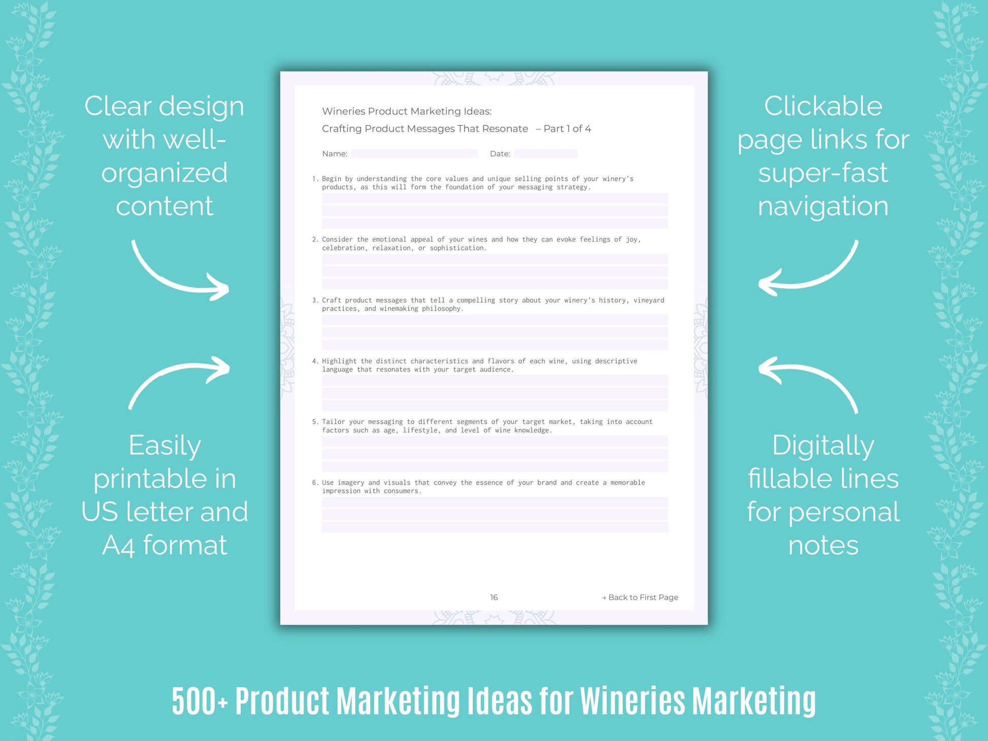 Wineries Marketing Templates