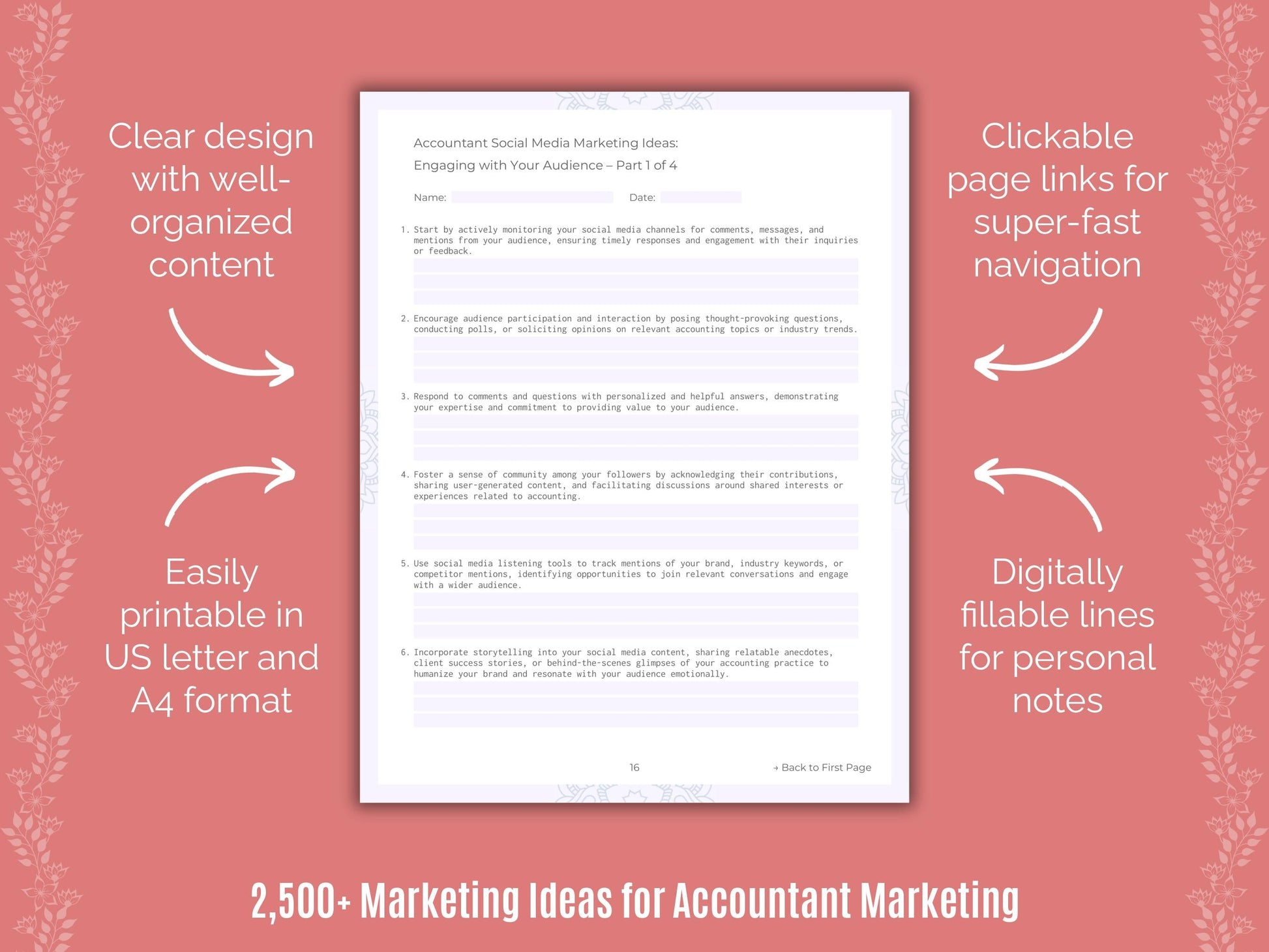 Accountant Marketing Cheat Sheets