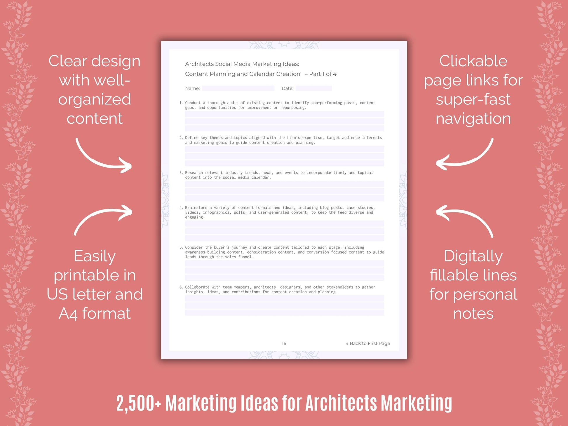 Architects Marketing Cheat Sheets