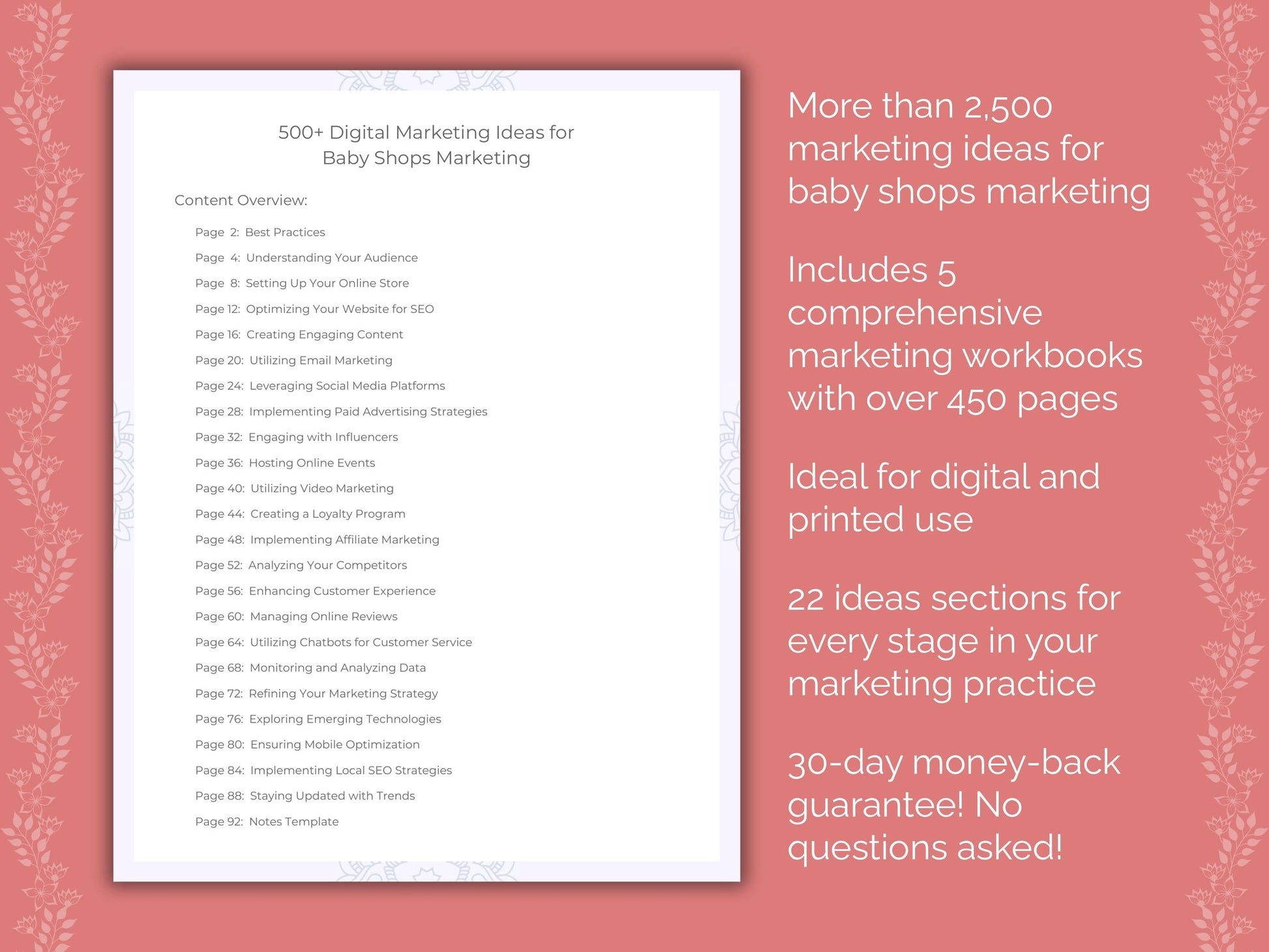 Baby Shops Marketing Templates