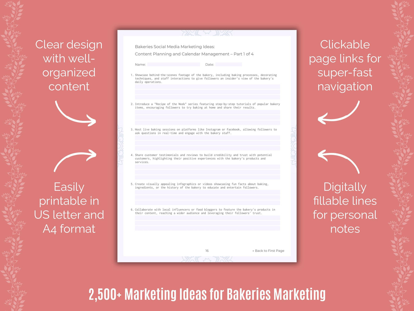 Bakeries Marketing Cheat Sheets