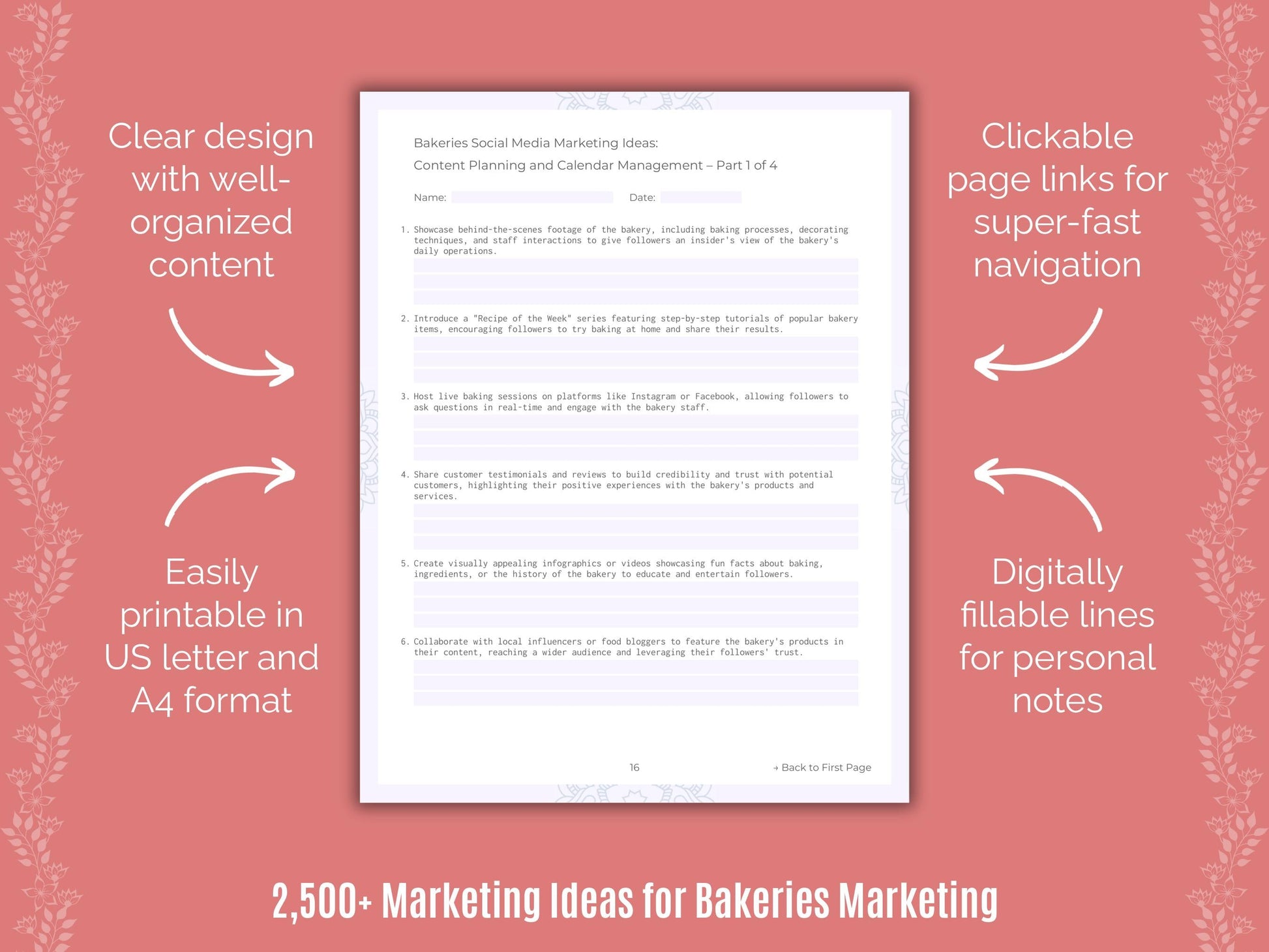 Bakeries Marketing Cheat Sheets