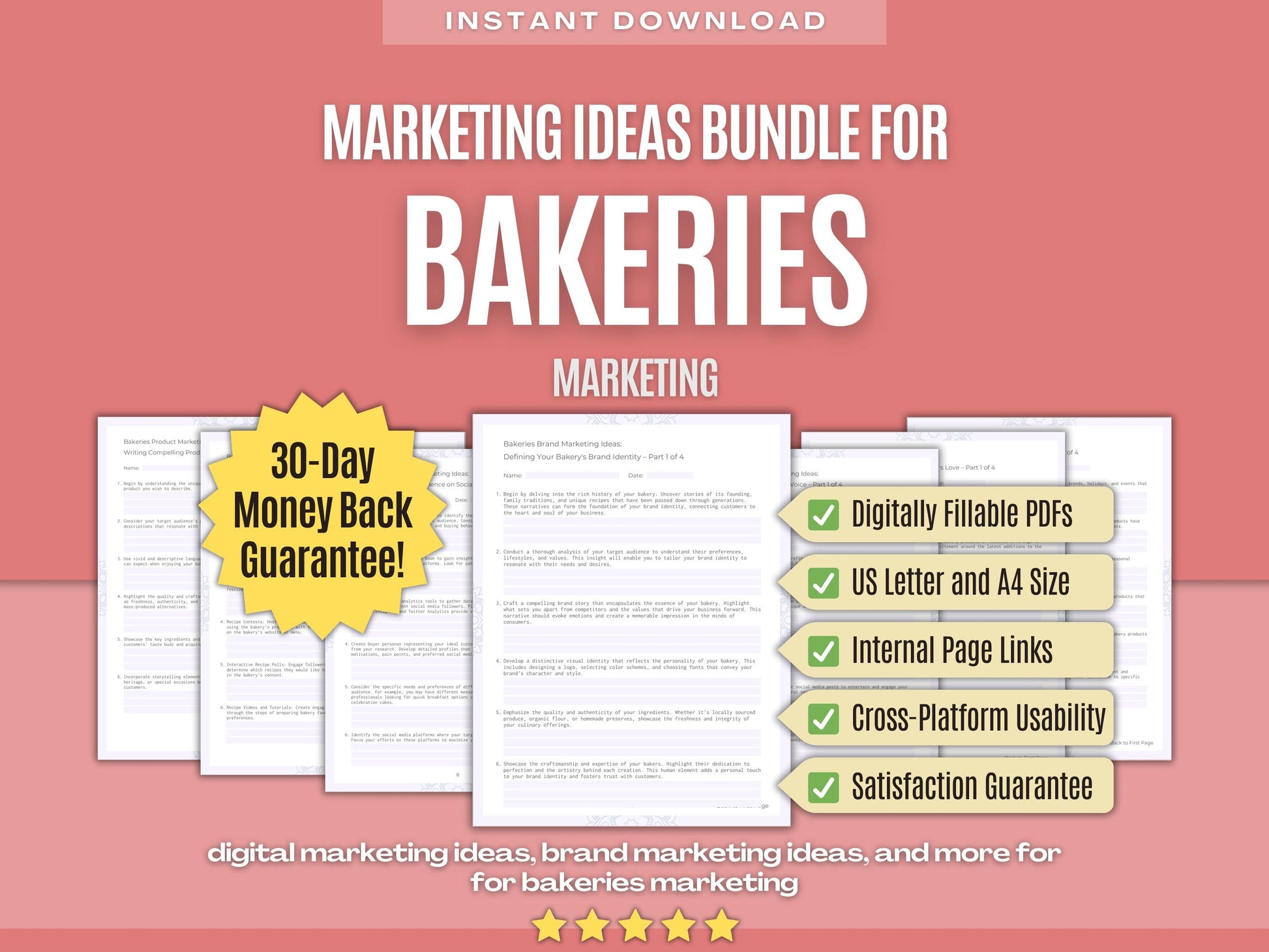 Bakeries Marketing Workbooks