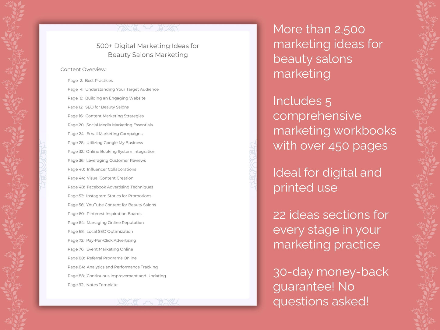 Beauty Salons Marketing Templates