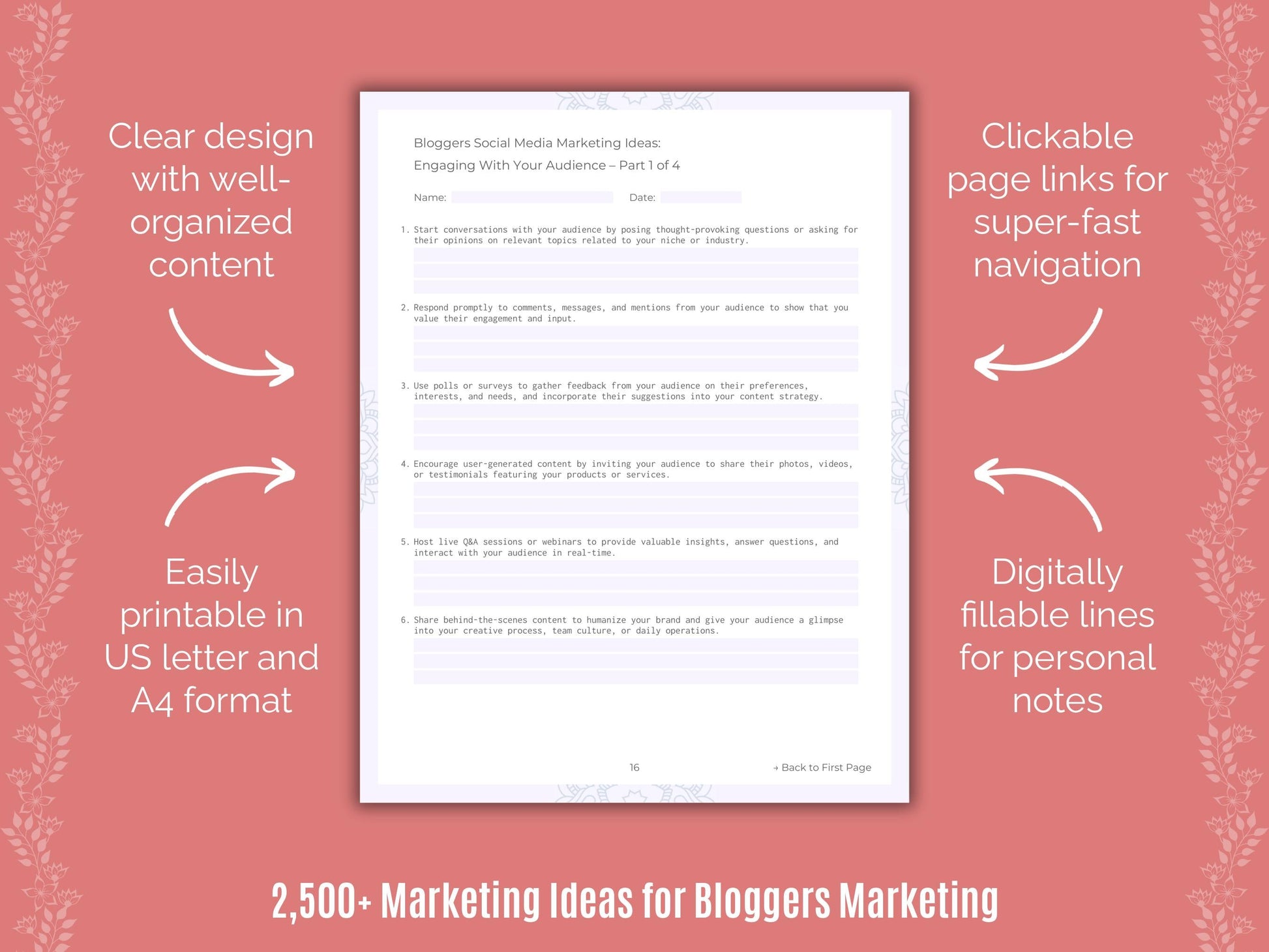 Bloggers Marketing Cheat Sheets