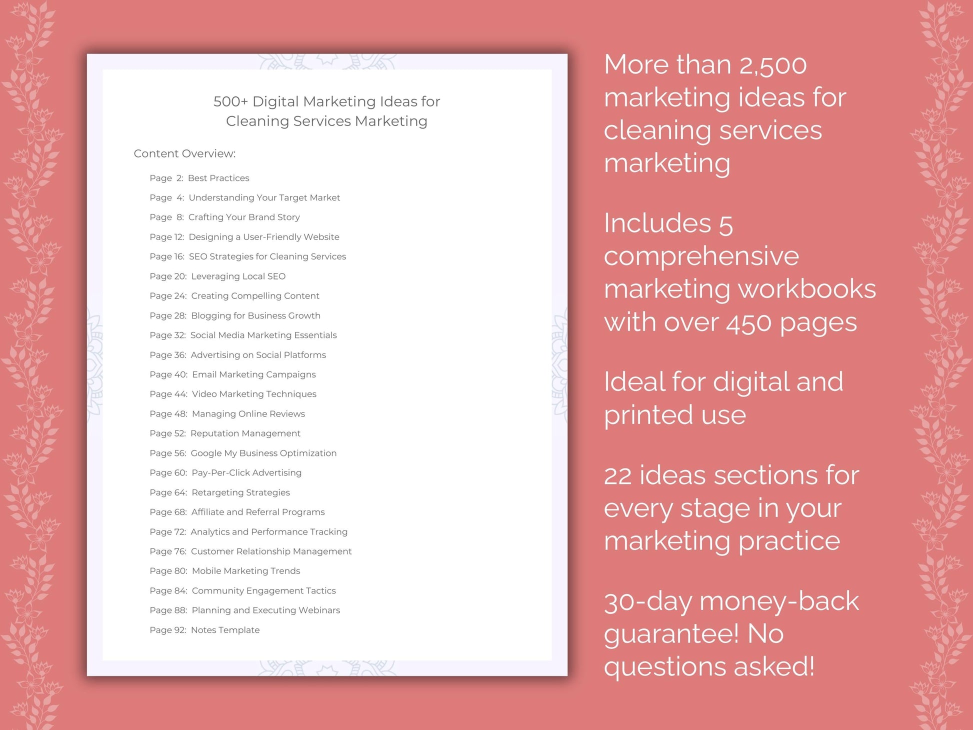 Cleaning Services Marketing Templates