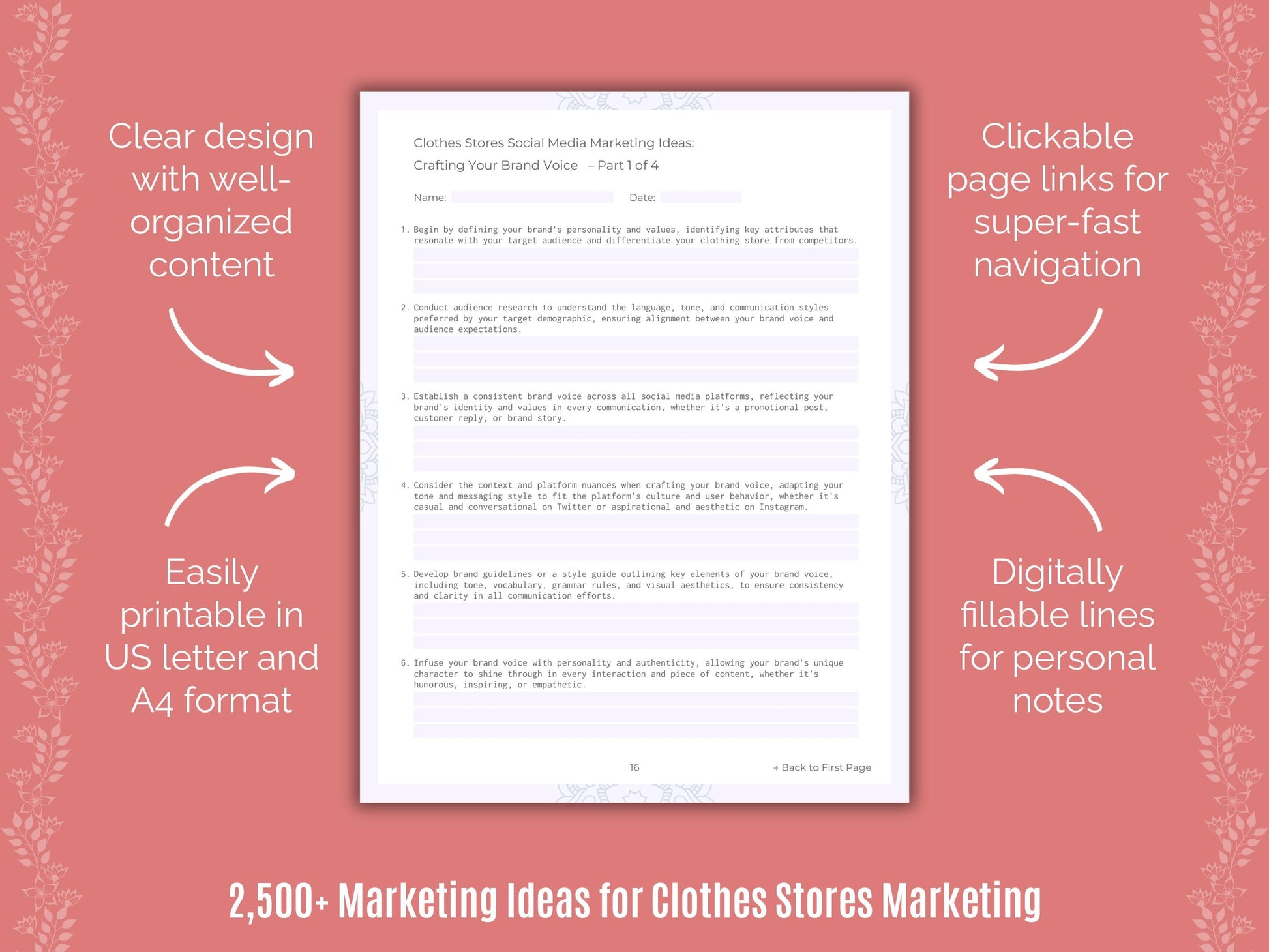 Clothes Stores Marketing Cheat Sheets