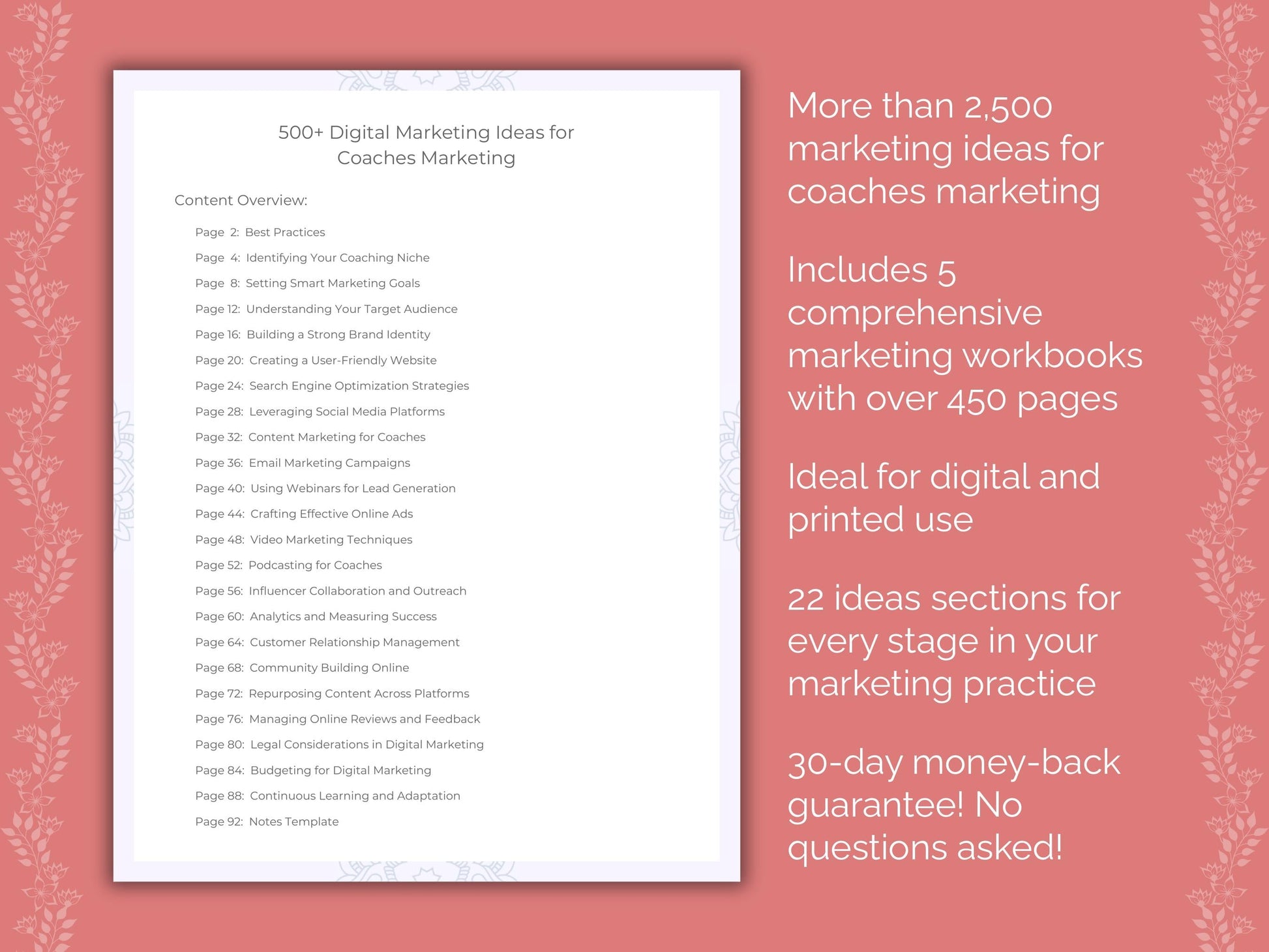 Coaches Marketing Templates