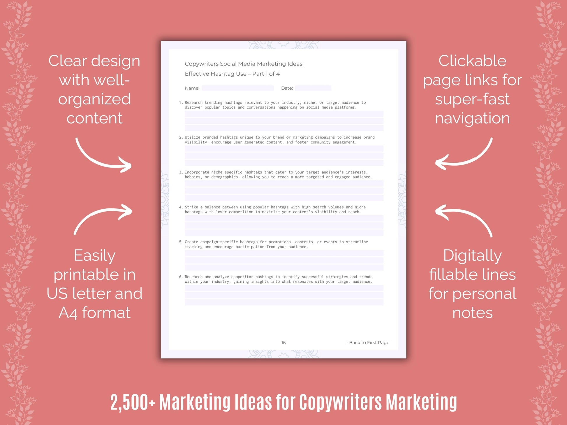 Copywriters Marketing Cheat Sheets