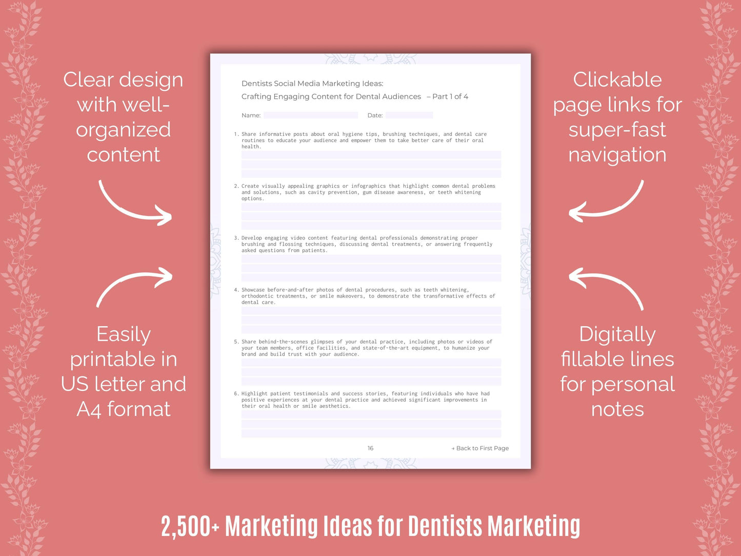 Dentists Marketing Cheat Sheets