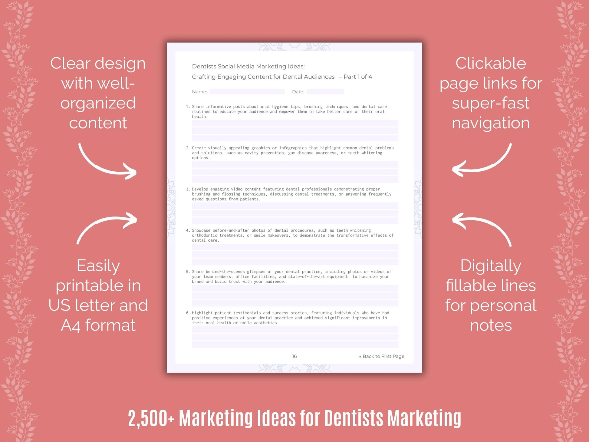 Dentists Marketing Cheat Sheets