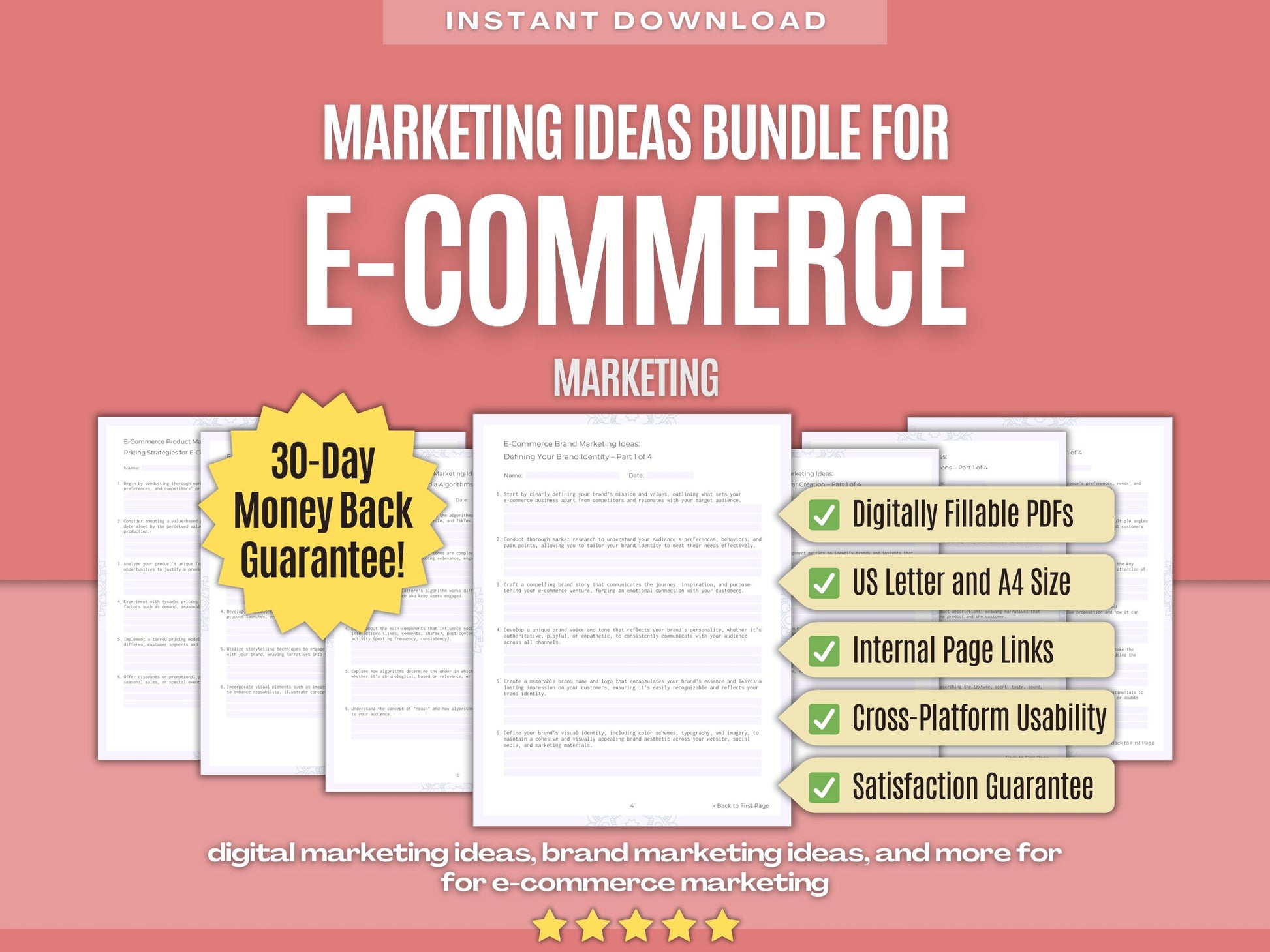 E-Commerce Marketing Workbooks