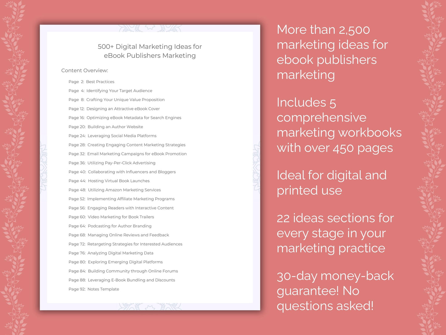 eBook Publishers Marketing Templates