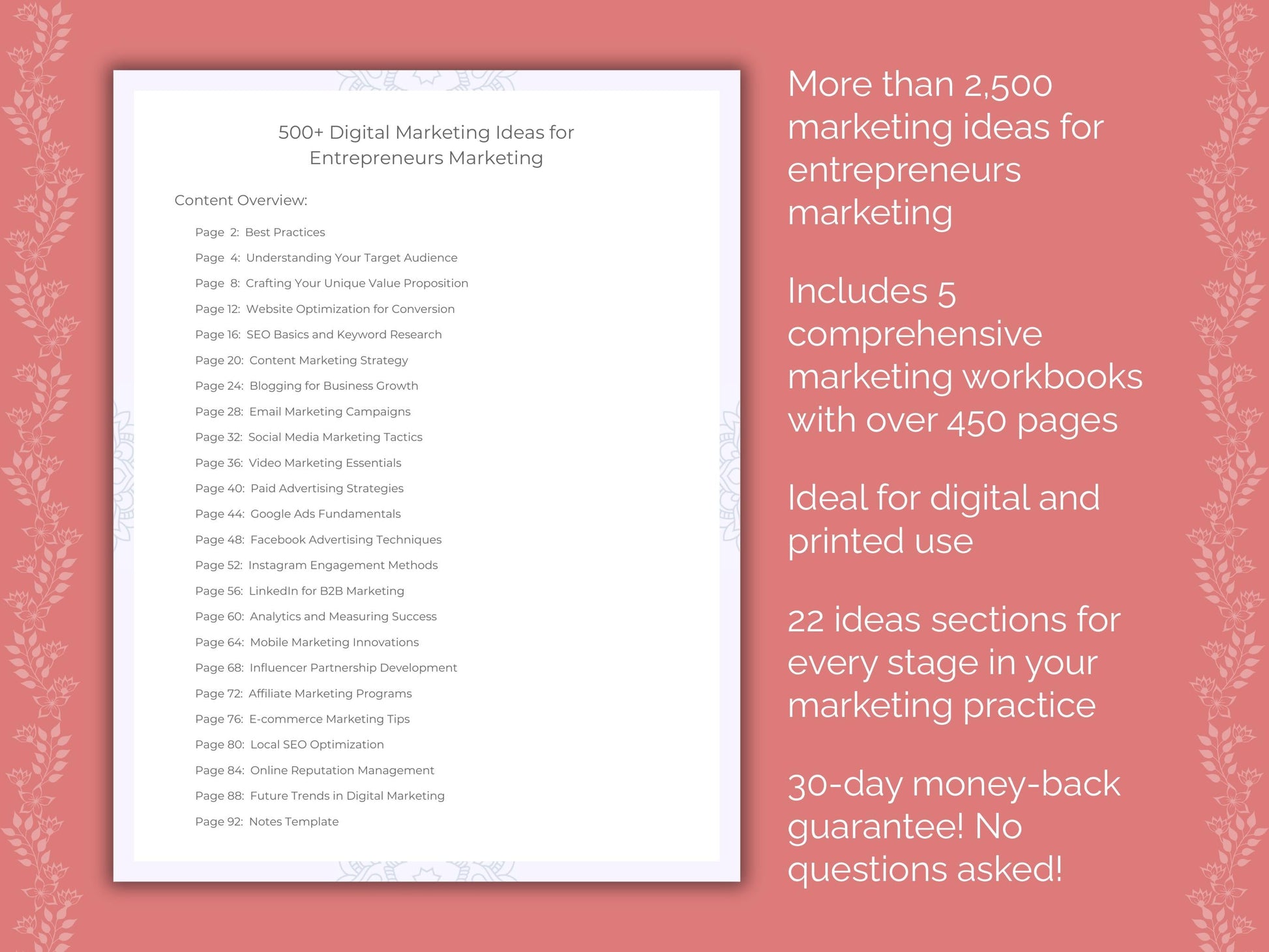 Entrepreneurs Marketing Templates