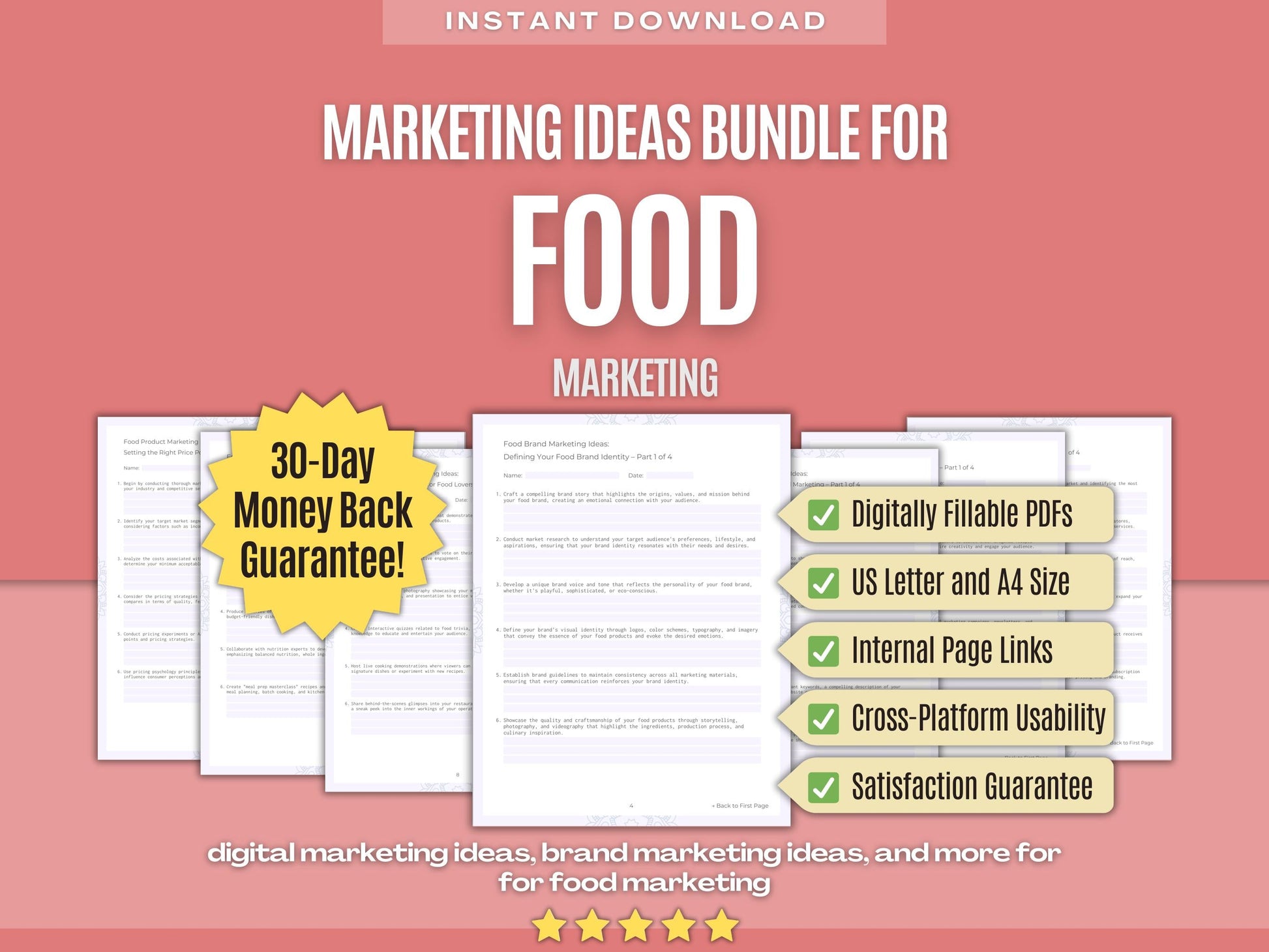 Food Marketing Workbooks