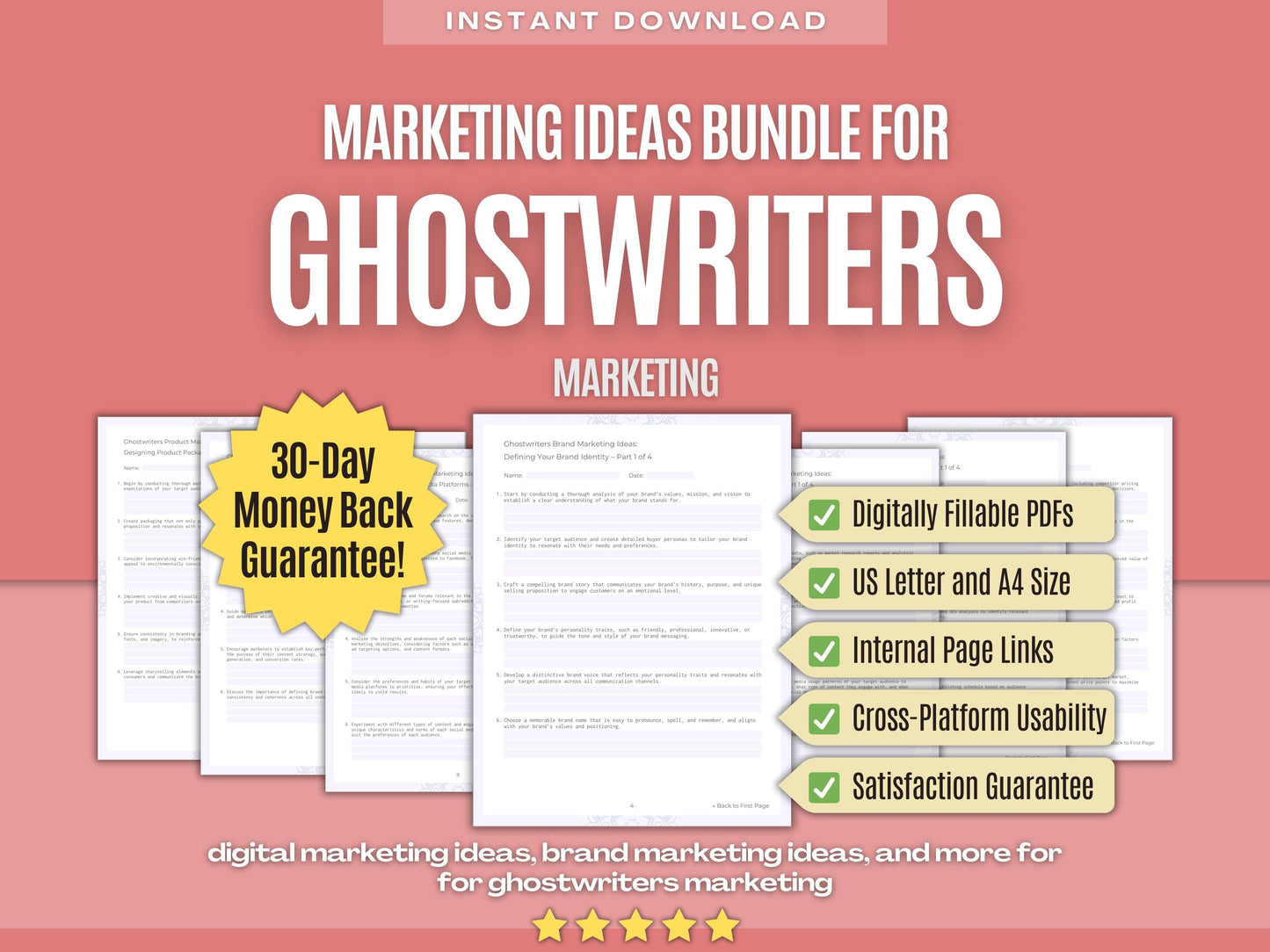 Ghostwriters Marketing Workbooks