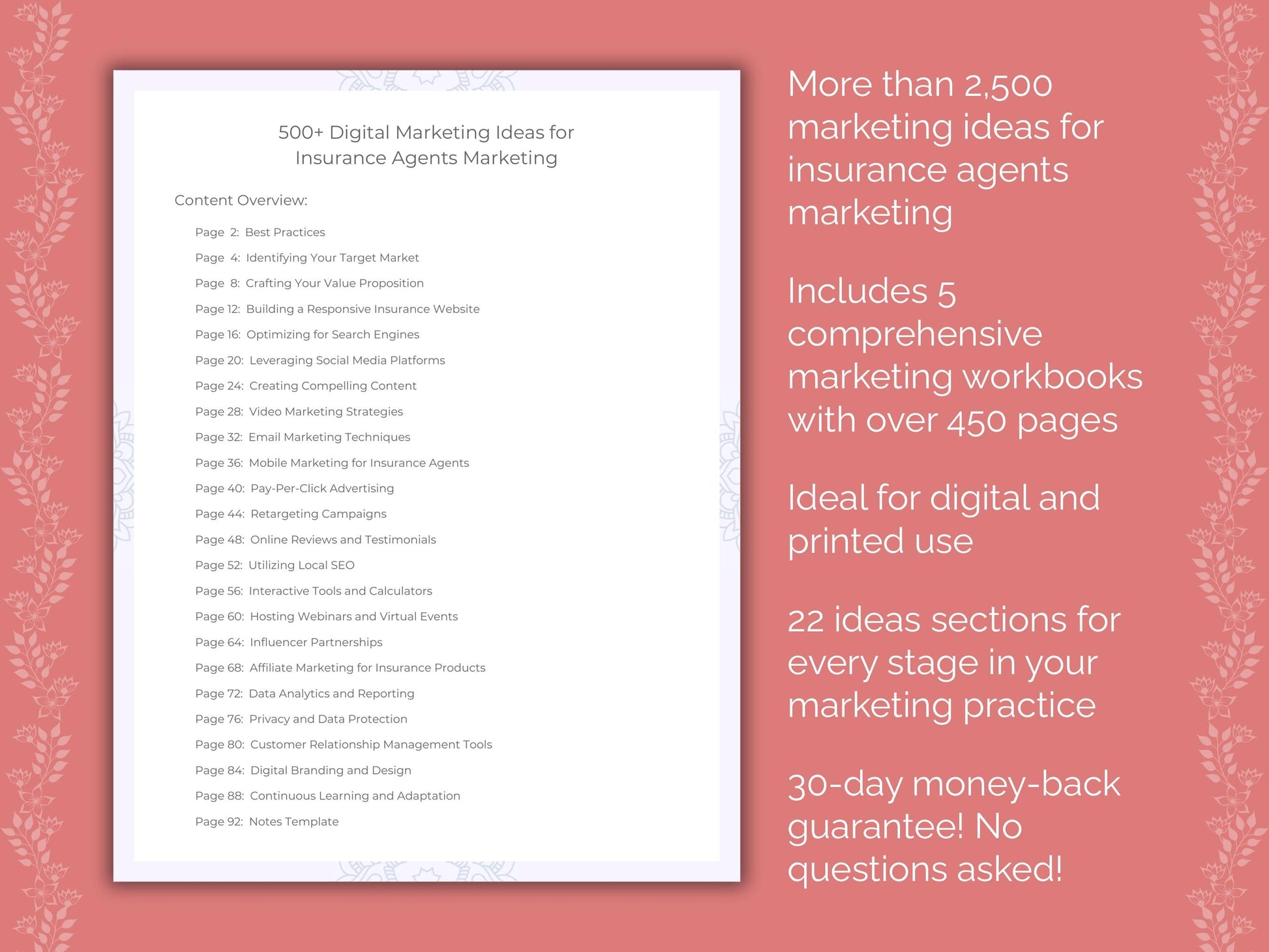 Insurance Agents Marketing Templates