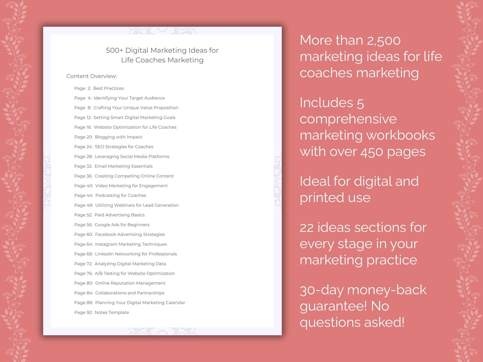 Life Coaches Marketing Templates