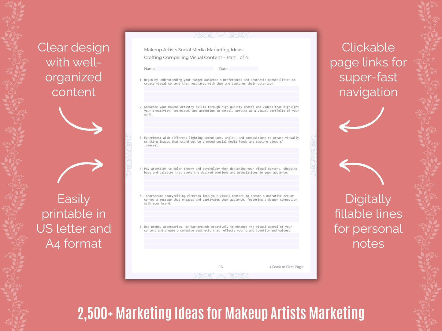 Makeup Artists Marketing Cheat Sheets