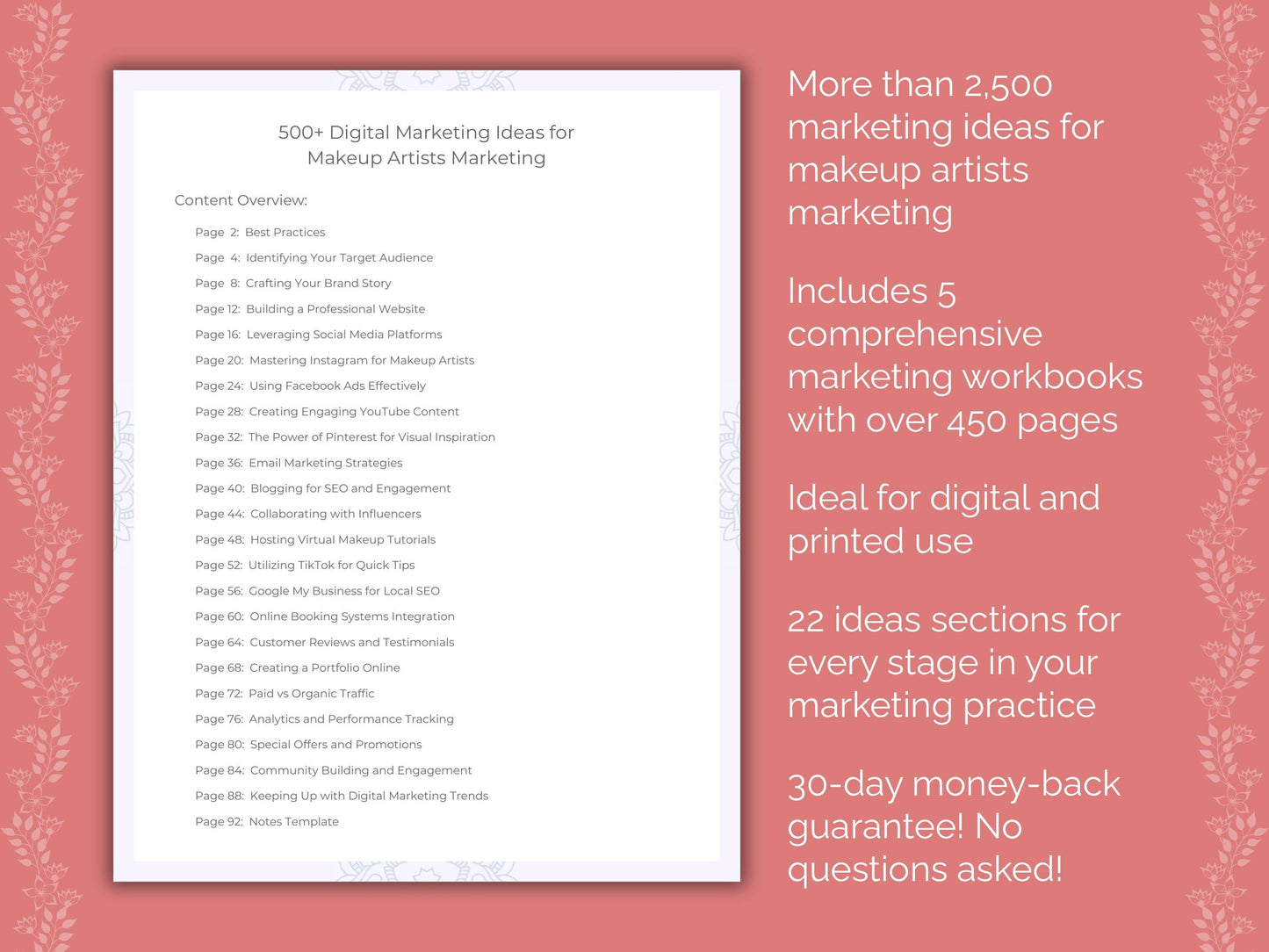 Makeup Artists Marketing Templates