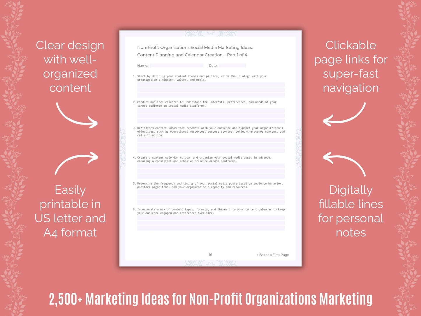 Non-Profit Organizations Marketing Cheat Sheets