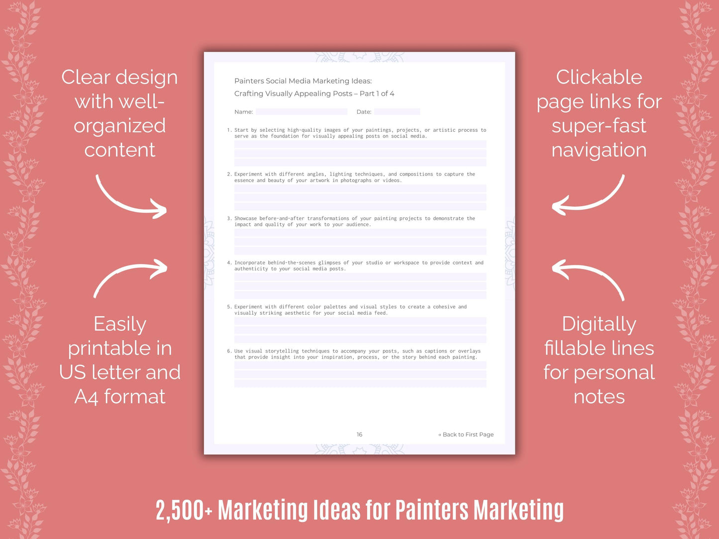 Painters Marketing Cheat Sheets