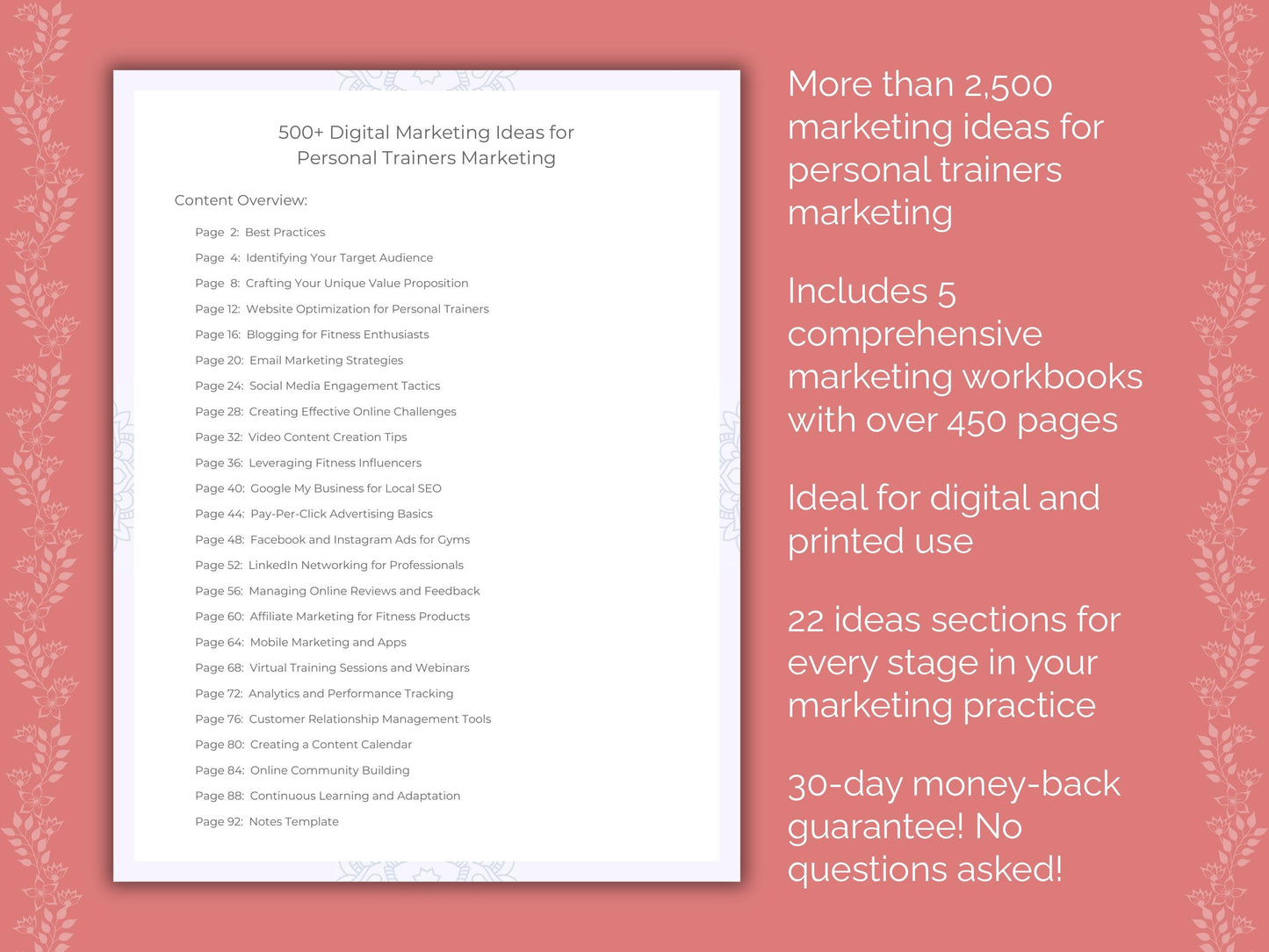 Personal Trainers Marketing Templates