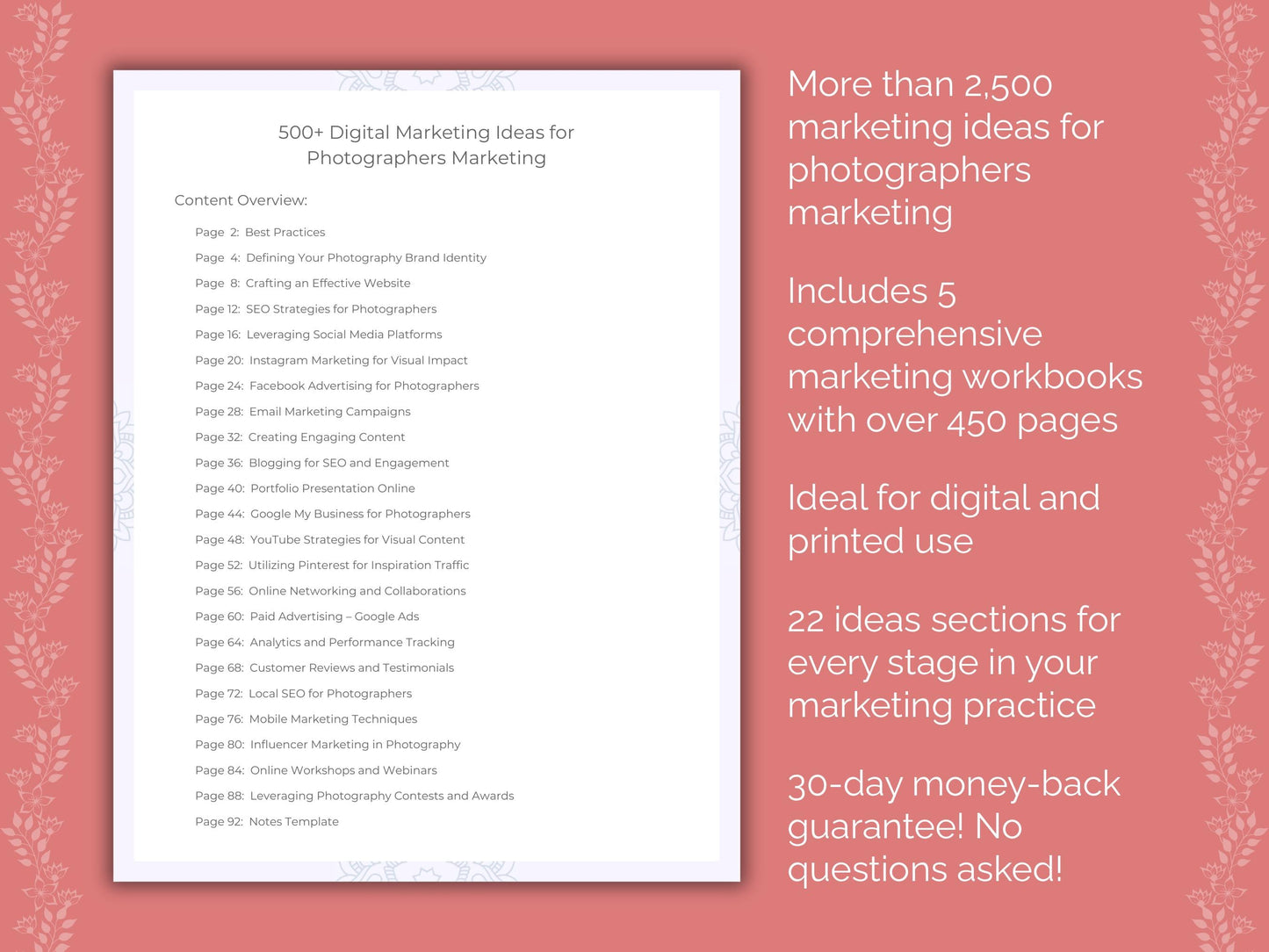 Photographers Marketing Templates