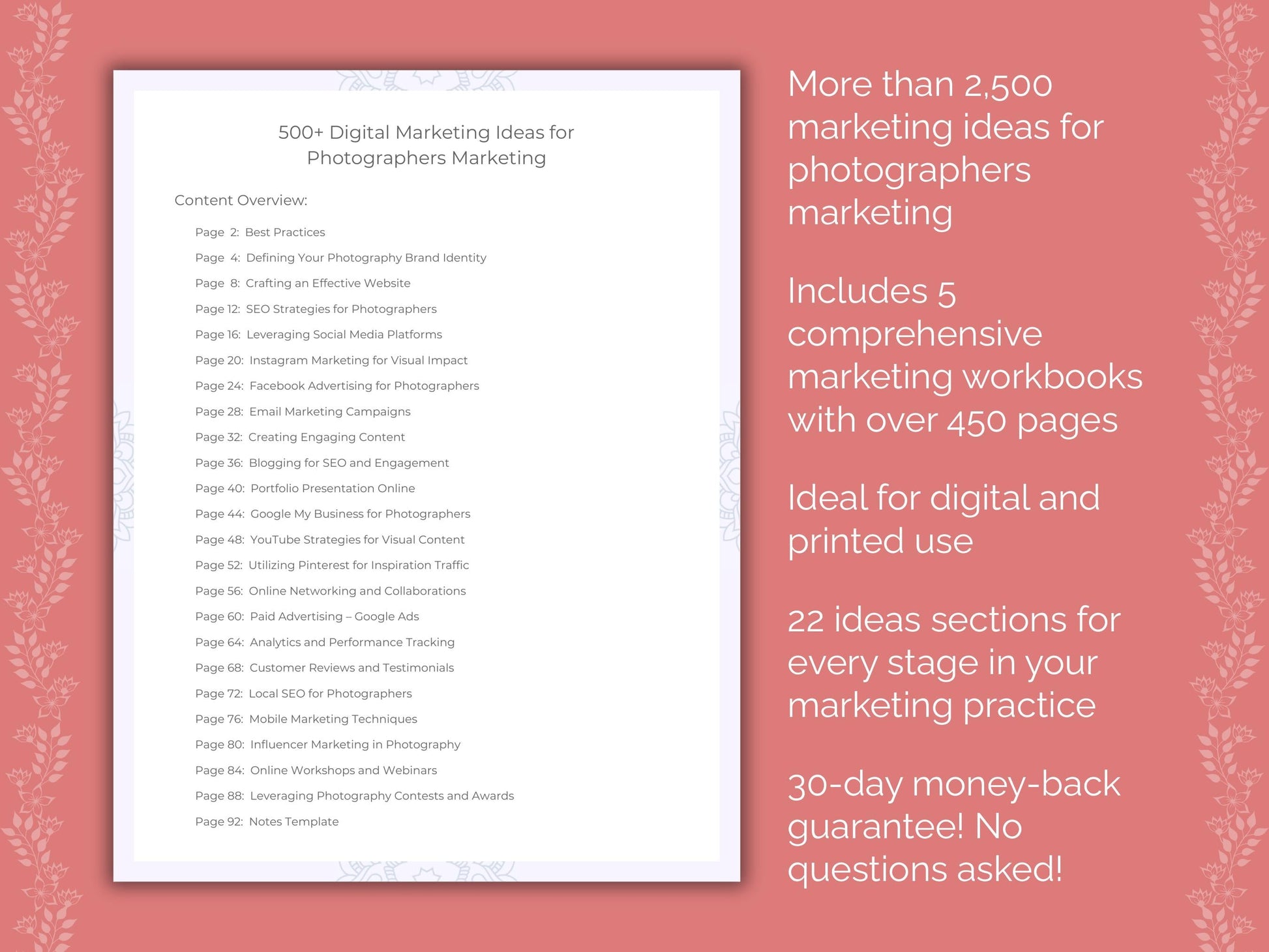 Photographers Marketing Templates